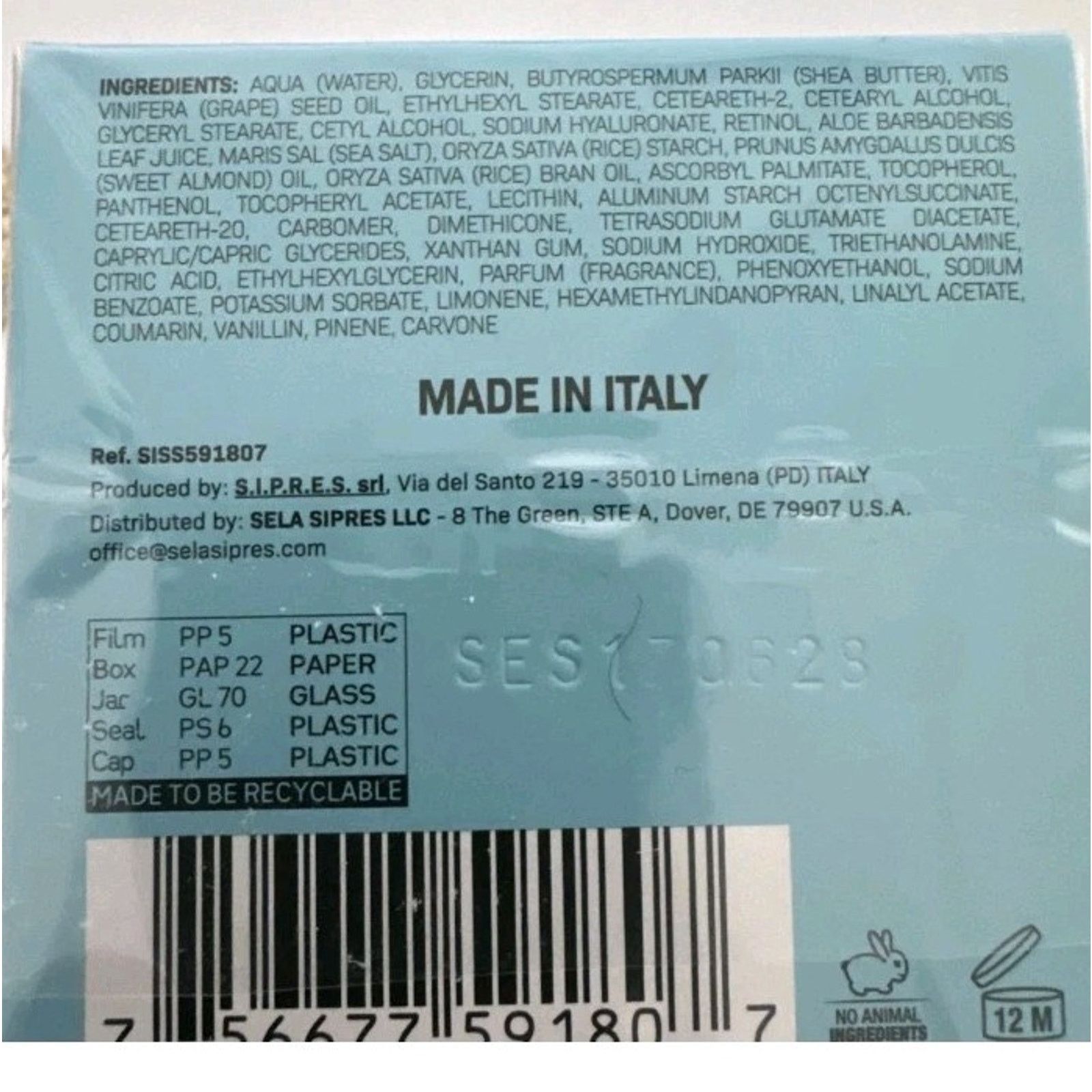 Other Delfanti Milano Hyaluronic Acid & Retinol Day & Night Cream Size ONE SIZE - 7 Thumbnail