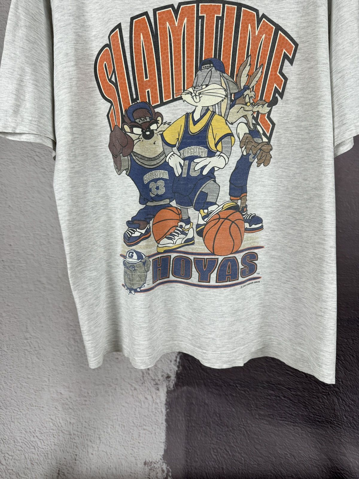 NCAA × Vintage × Warner Bros Vintage 1995 Slamtime Georgetown Hoyas Warner Bros tee shirt Size US L / EU 52-54 / 3 - 10 Thumbnail