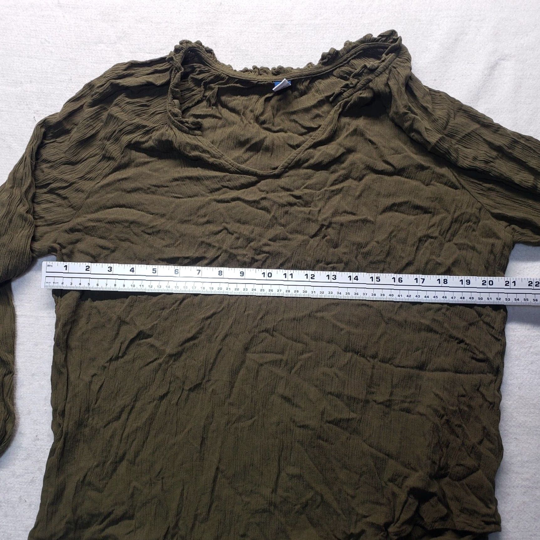 Old Navy Old Navy Shirt Adult Women Large Brown 100% Cotton Short Sleeve Stretch T-Shirt Size L / US 10 / IT 46 - 4 Thumbnail