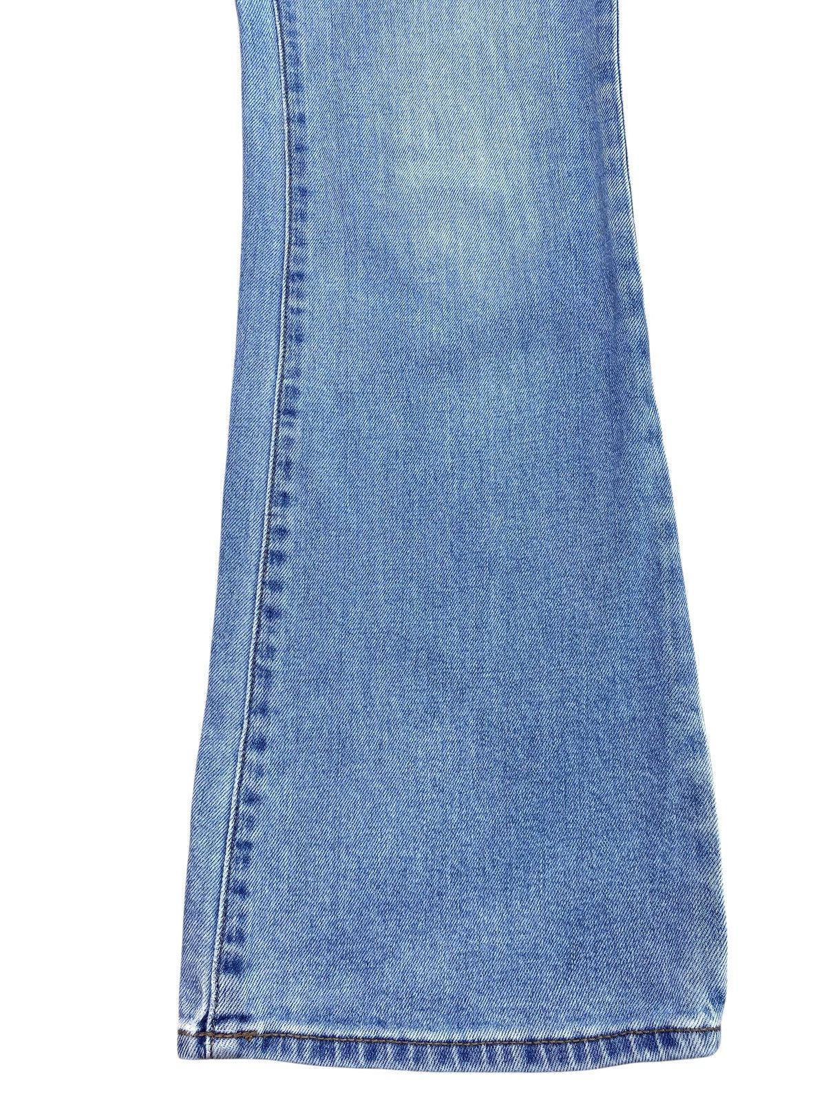 GU Gu Brand Faded Blue Wash Style Flare Jeans Size US 28 / EU 44 - 8 Thumbnail