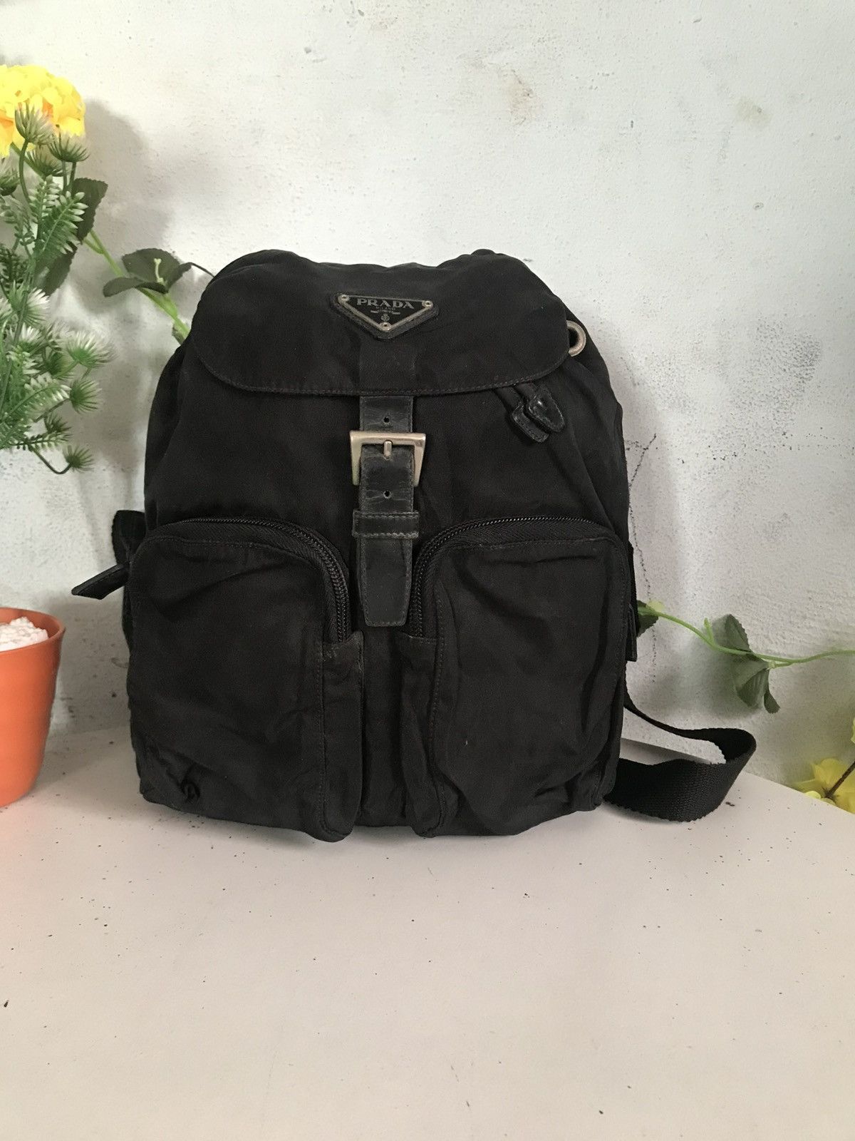 Prada Vintage Prada Mini Bagpack Size ONE SIZE - 1 Thumbnail
