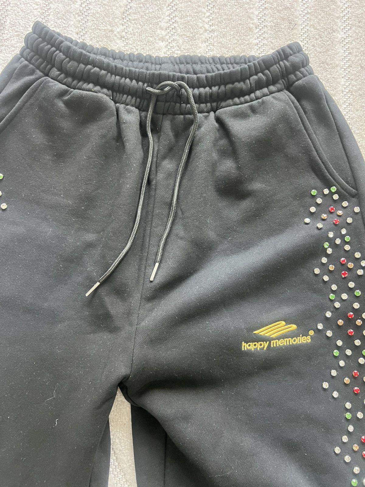 HMDD Hmdd black crystal sweatpants size medium Size US 32 / EU 48 - 3 Thumbnail