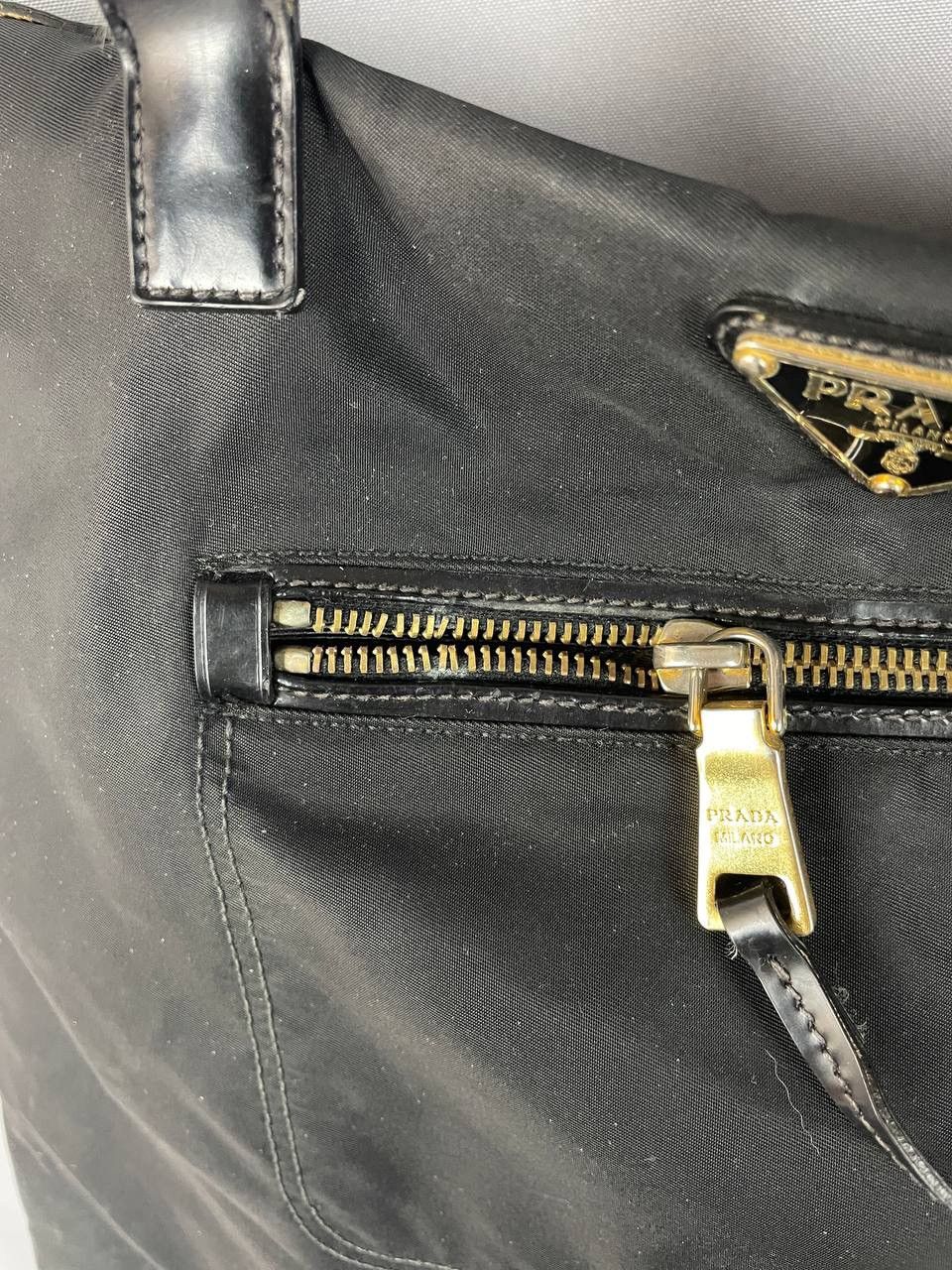 Prada Prada Nylon Black Bag Size ONE SIZE - 16 Thumbnail