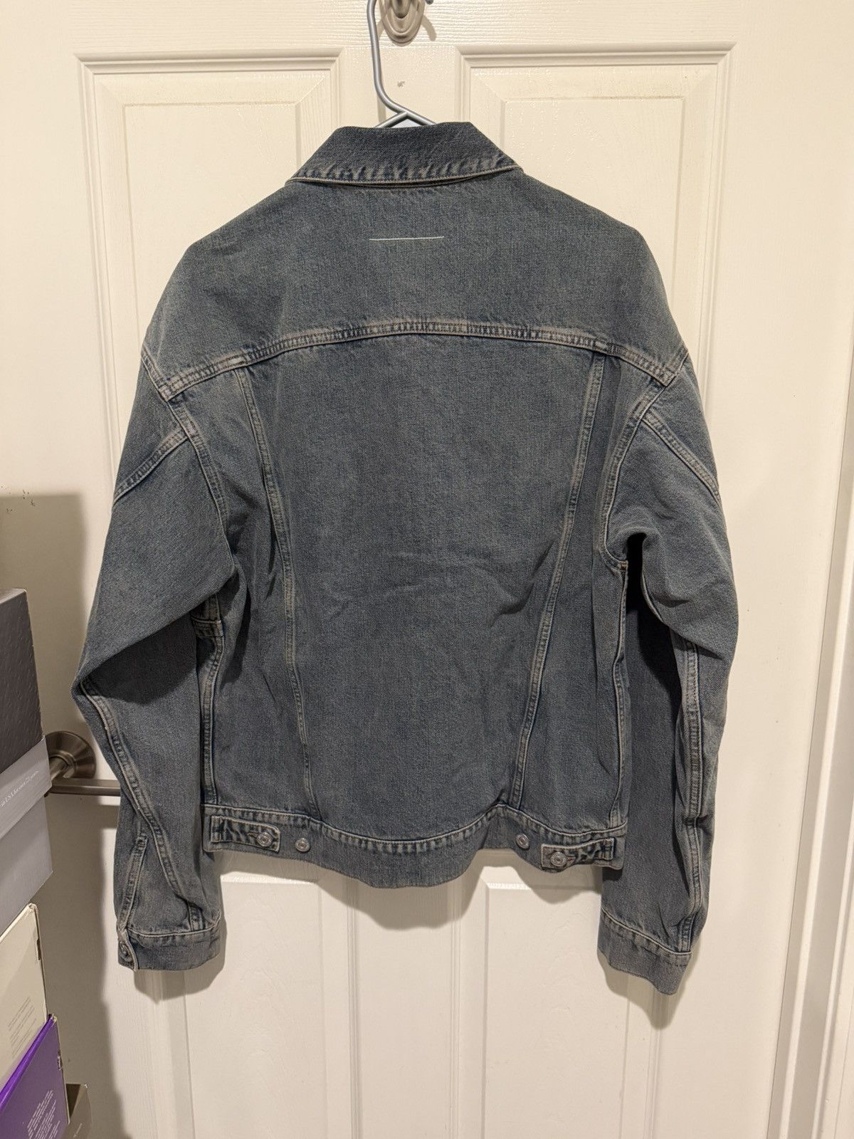 MM6 Washed Grey Denim Jacket - MM6 Maison Margiela Size US M / EU 48-50 / 2 - 2 Thumbnail