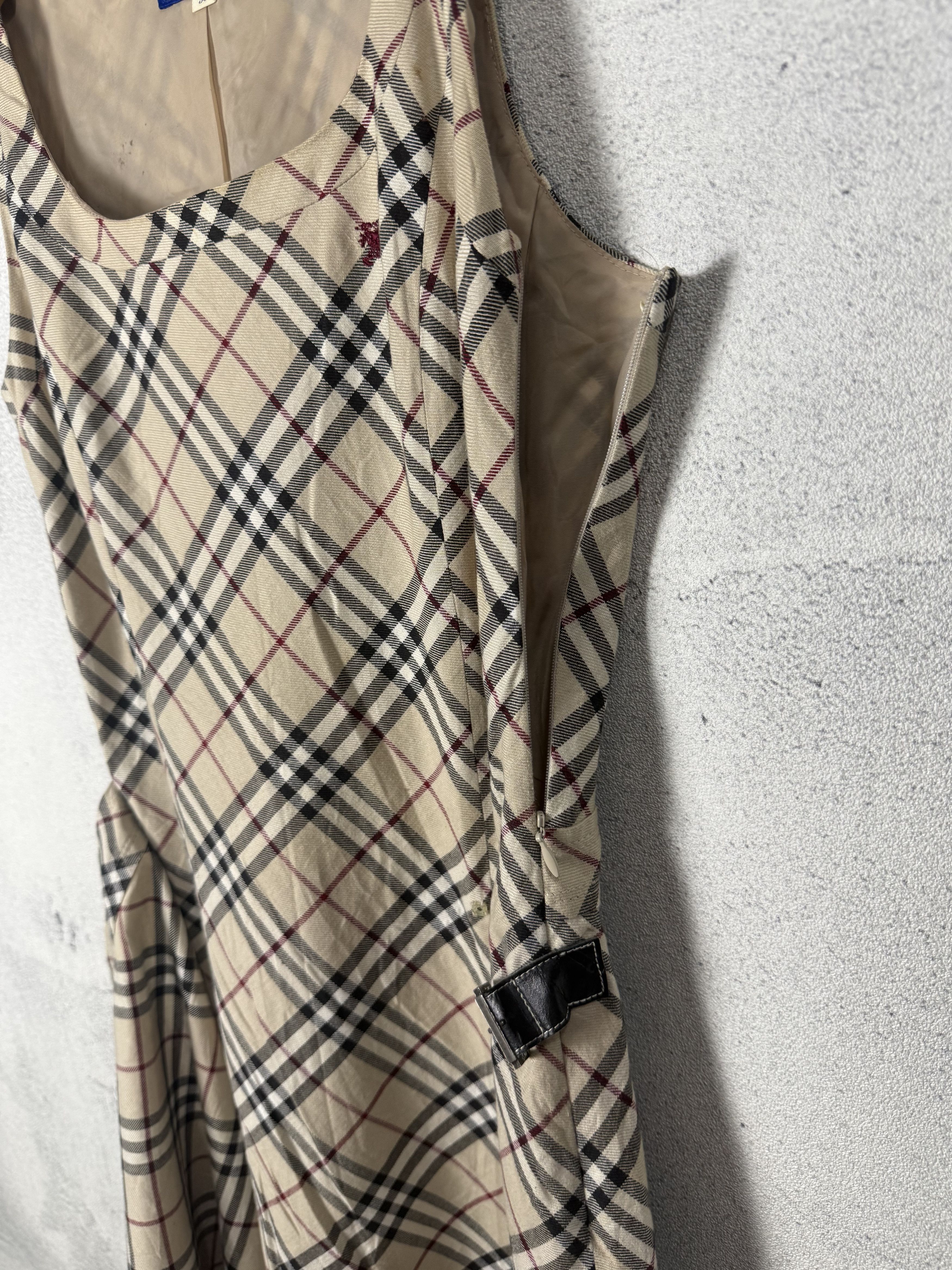Burberry Vintage Burberry Nova Check Mini Dress Size XS / US 0-2 / IT 36-38 - 6 Thumbnail