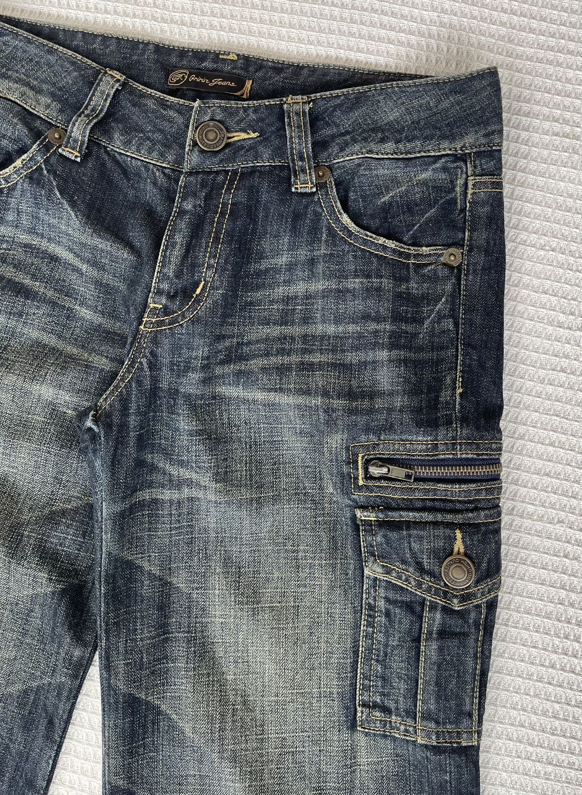 Hysteric Glamour Vintage’90s🔥ORIRIN🔥Flared Distressed Cargo Jeans Size US 30 / EU 46 - 10 Thumbnail