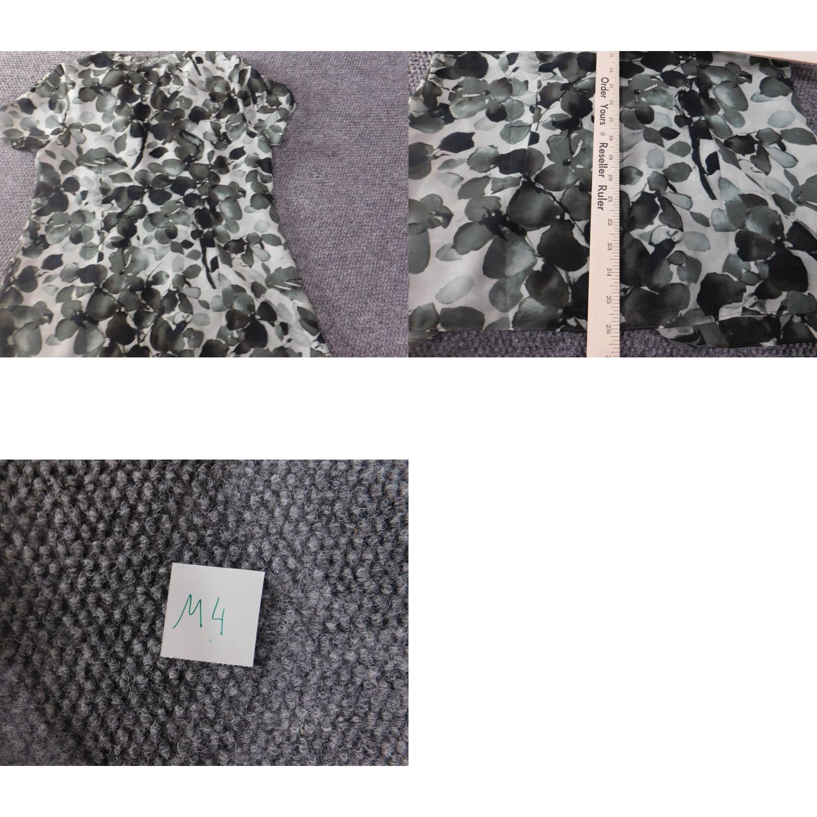 Coldwater Creek Coldwater Creek Blouse M Womens Green Floral Short Sleeve Crew Neck Pullover Casual Regular Stretch Shirts Size M / US 6-8 / IT 42-44 - 9 Thumbnail