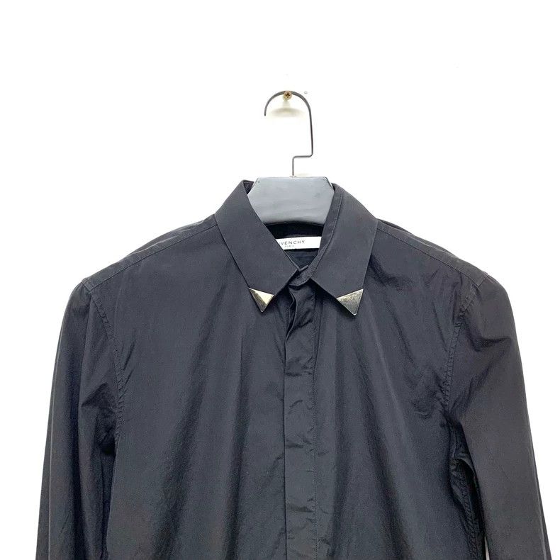 Givenchy Givenchy Size 38Black Collar Design Shirt 2506-Nextarrow Size US XL / EU 56 / 4 - 5 Thumbnail