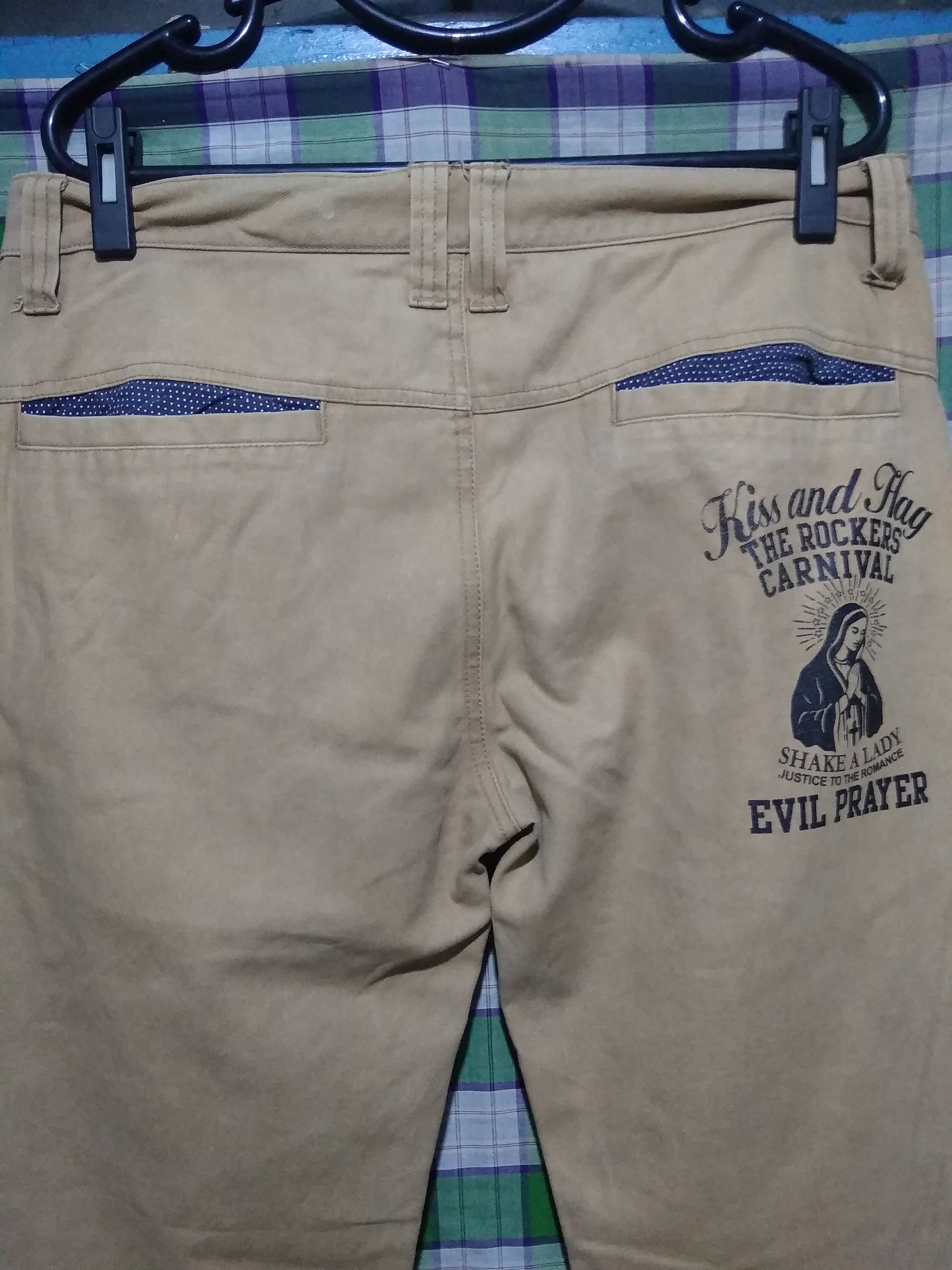 Japanese Brand ETBX Intermediate Lady of Guadalupe chino pants Size US 36 / EU 52 - 3 Thumbnail