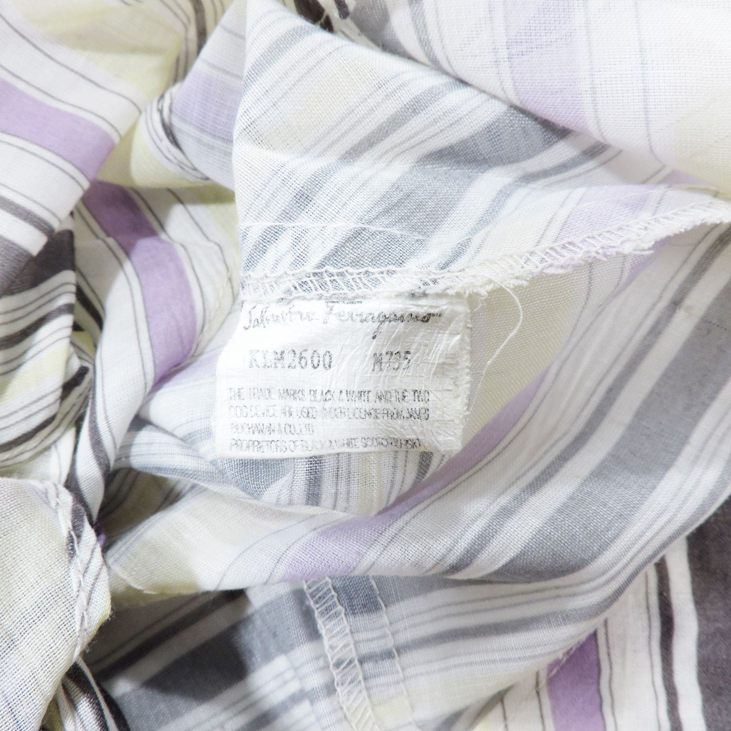 Salvatore Ferragamo SALVATORE FERRAGAMO STRIPED LONG SLEEVE SHIRT Size L / US 10 / IT 46 - 4 Thumbnail