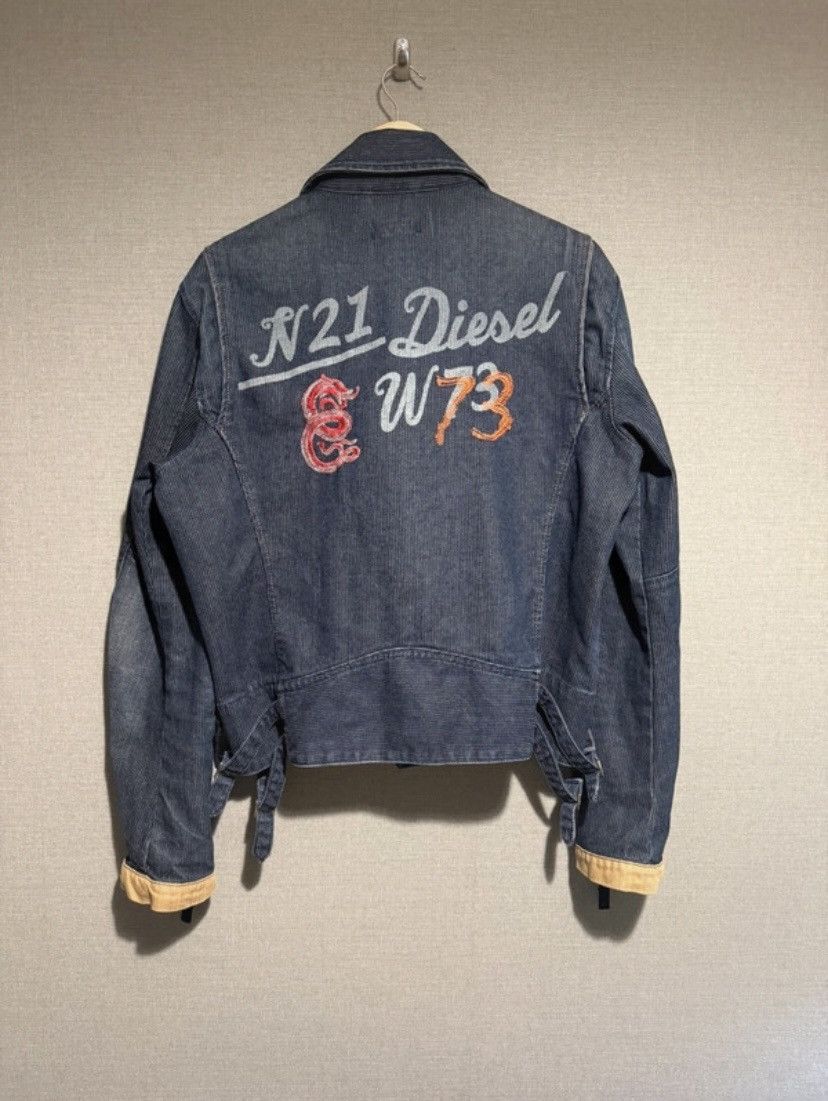DIESEL ディーゼル レーシングジャケット y2k archive 刺繍 M DIESEL ディーゼル レーシングジャケット y2k archive 刺繍 M DIESEL