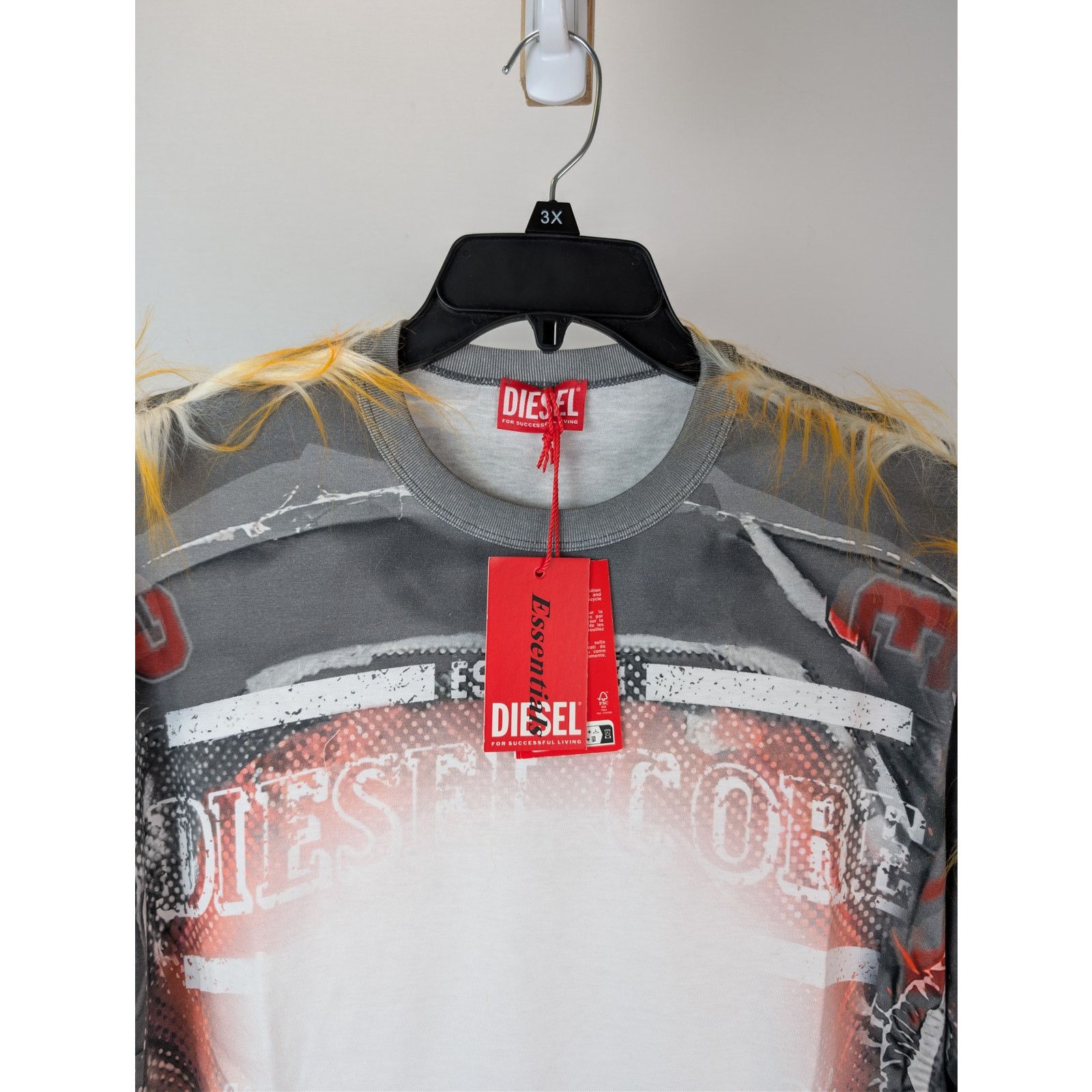 Diesel o1rshd1 Long Sleeve T-Shirt in Multicolor Size US M / EU 48-50 / 2 - 7 Thumbnail
