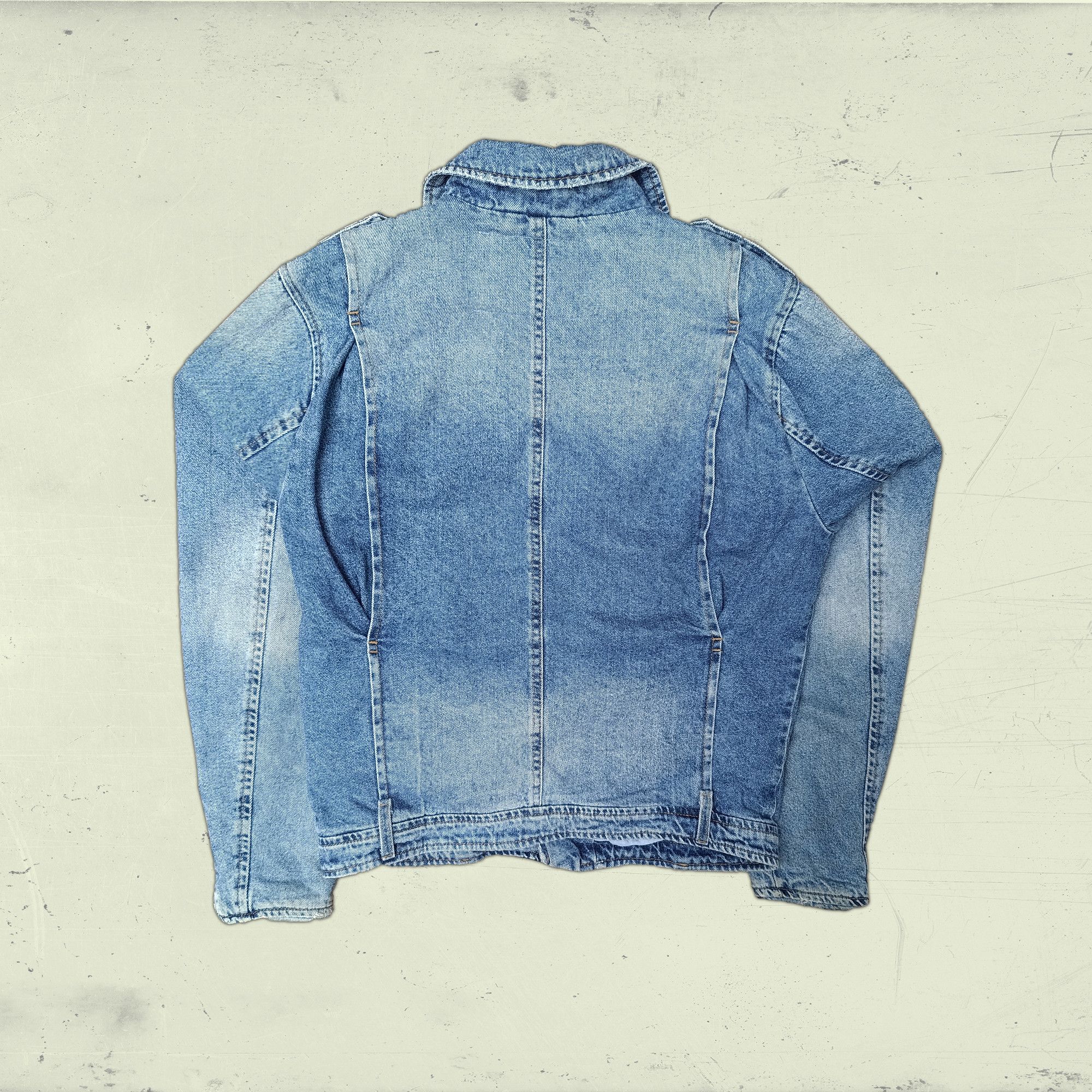 Zara Z1975 Zara Denim Biker Ramones Jacket Size US M / EU 48-50 / 2 - 6 Thumbnail