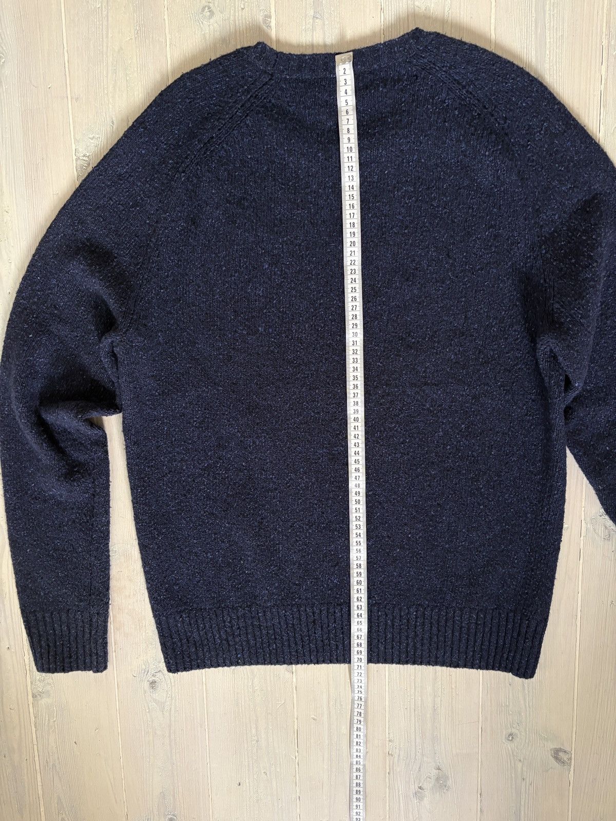 Polo Ralph Lauren Polo Ralph Lauren Navy Wool Sweater – Classic Fit Size US L / EU 52-54 / 3 - 3 Thumbnail