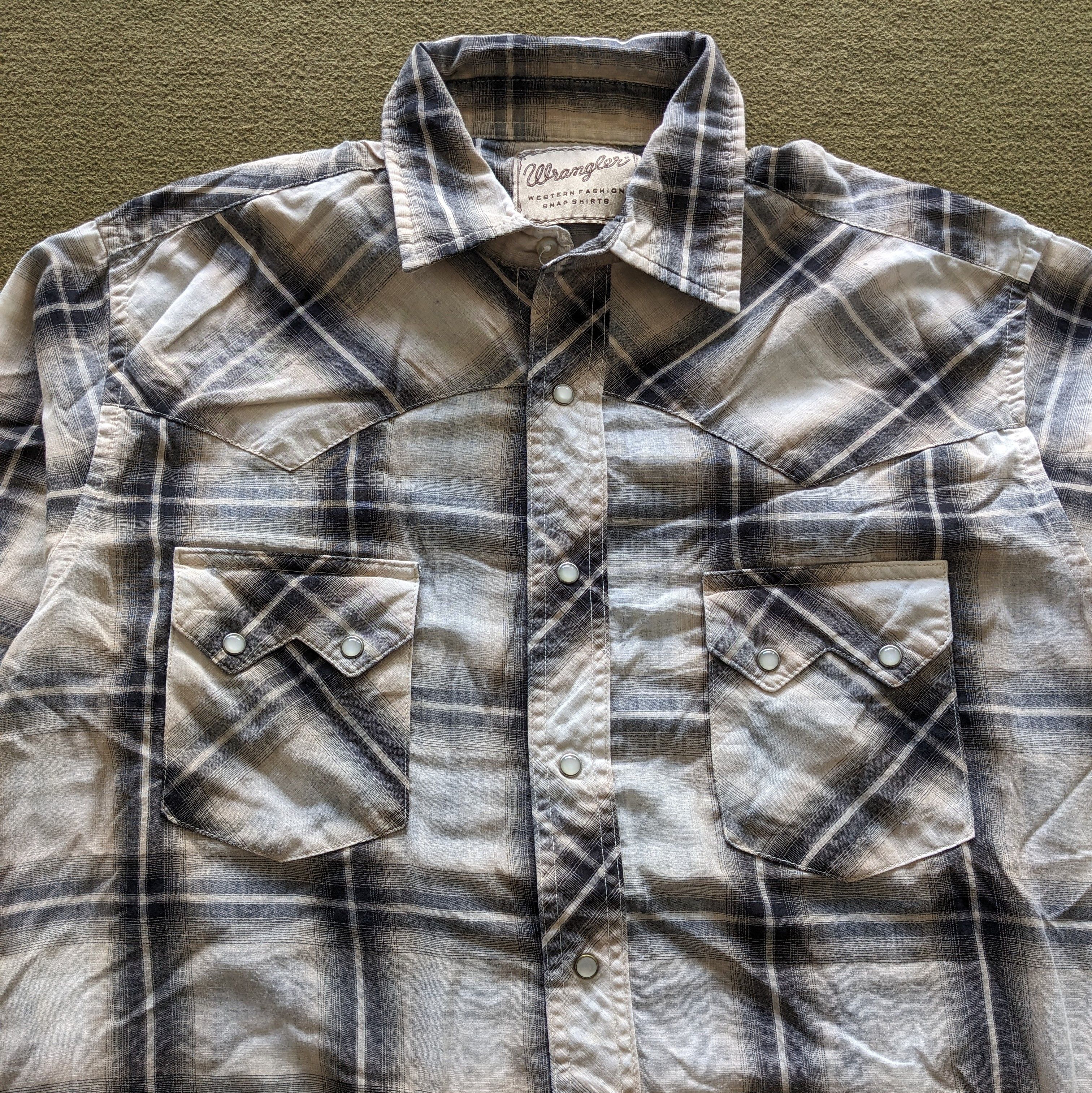 Wrangler Vintage WRANGLER Western Fashion Shirts Size US XL / EU 56 / 4 - 2 Thumbnail