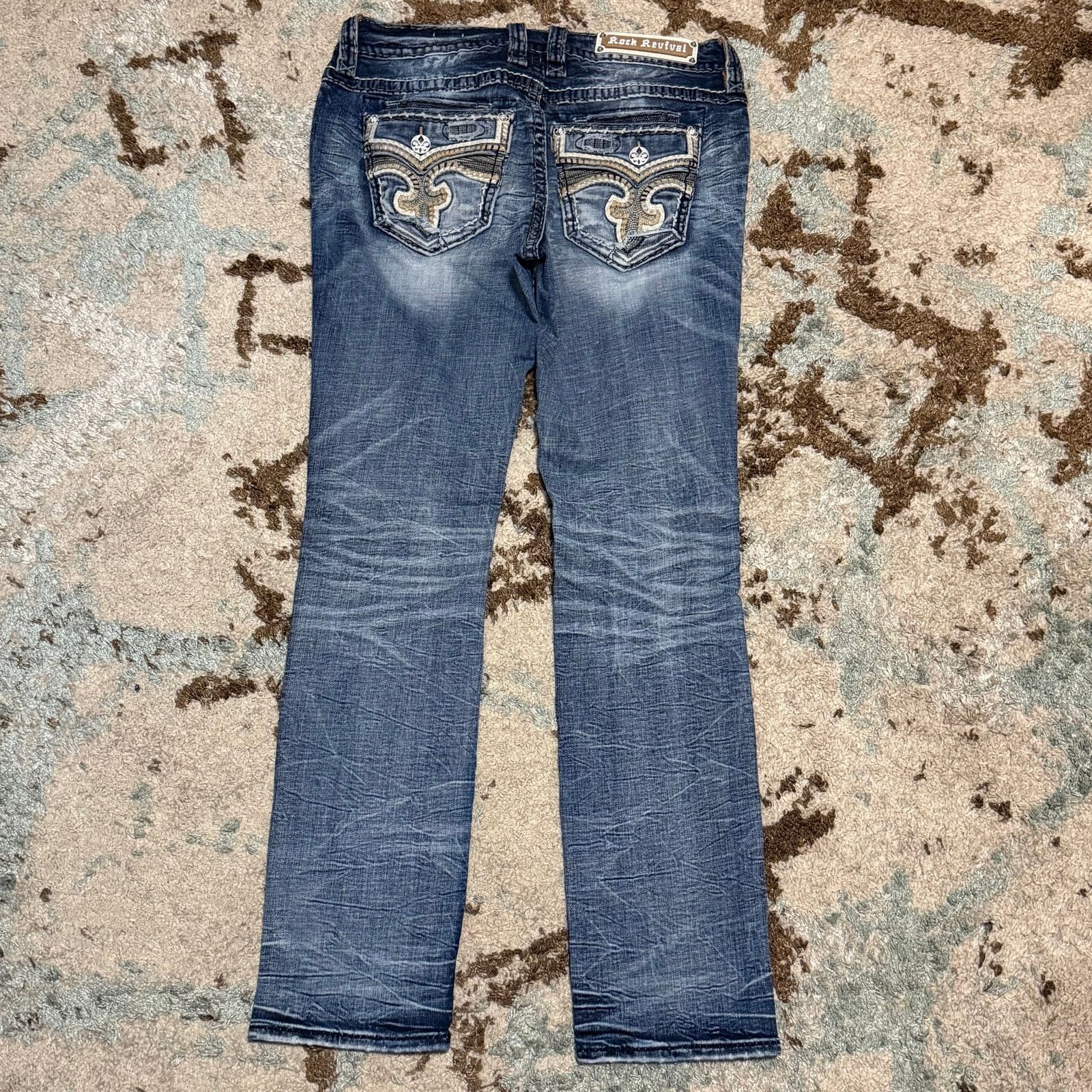 Rock Revival Rock Revival Womens Damyan Straight Jeans Size 30x30 Y2K Size 30" / US 8 / IT 44 - 1 Thumbnail