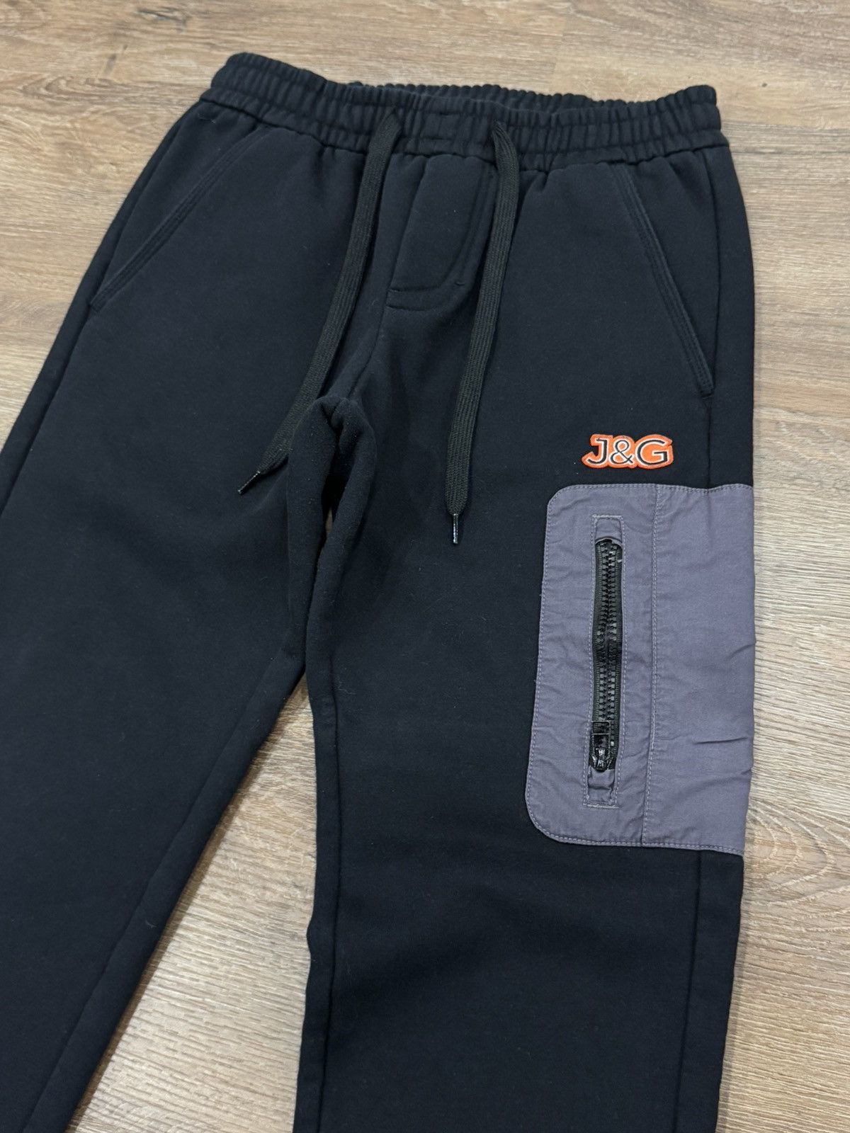 Vintage J&G by JAG - Black Essential Logo Joggers Size US 31 - 3 Thumbnail