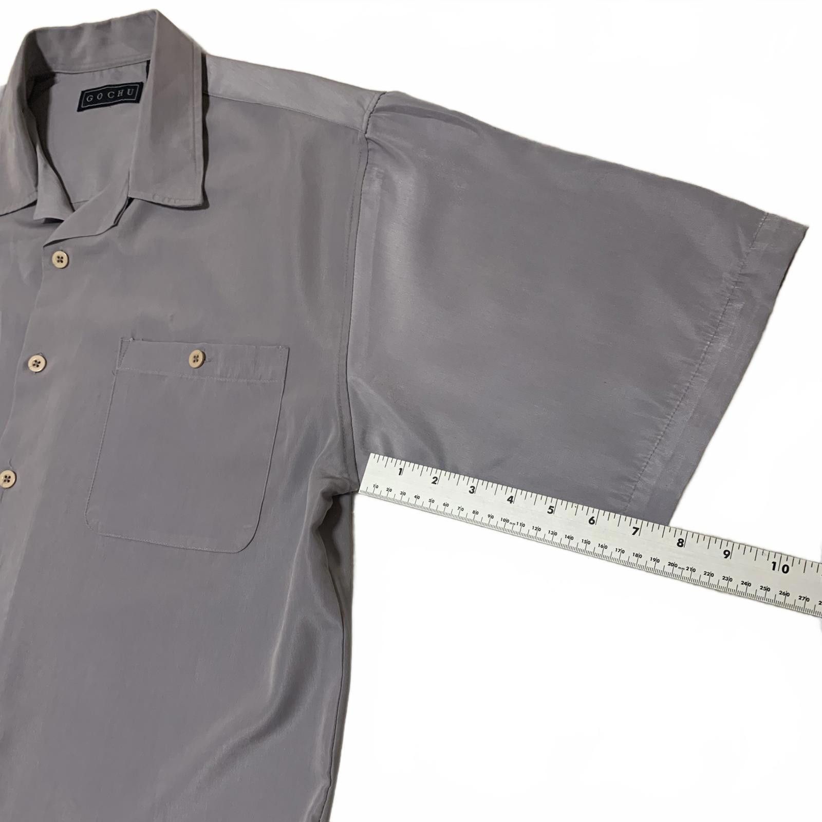 Other Vintage 90s Y2K GOCHU Men's XL Gray Short Sleeve Shirt Korea Size US XL / EU 56 / 4 - 6 Thumbnail