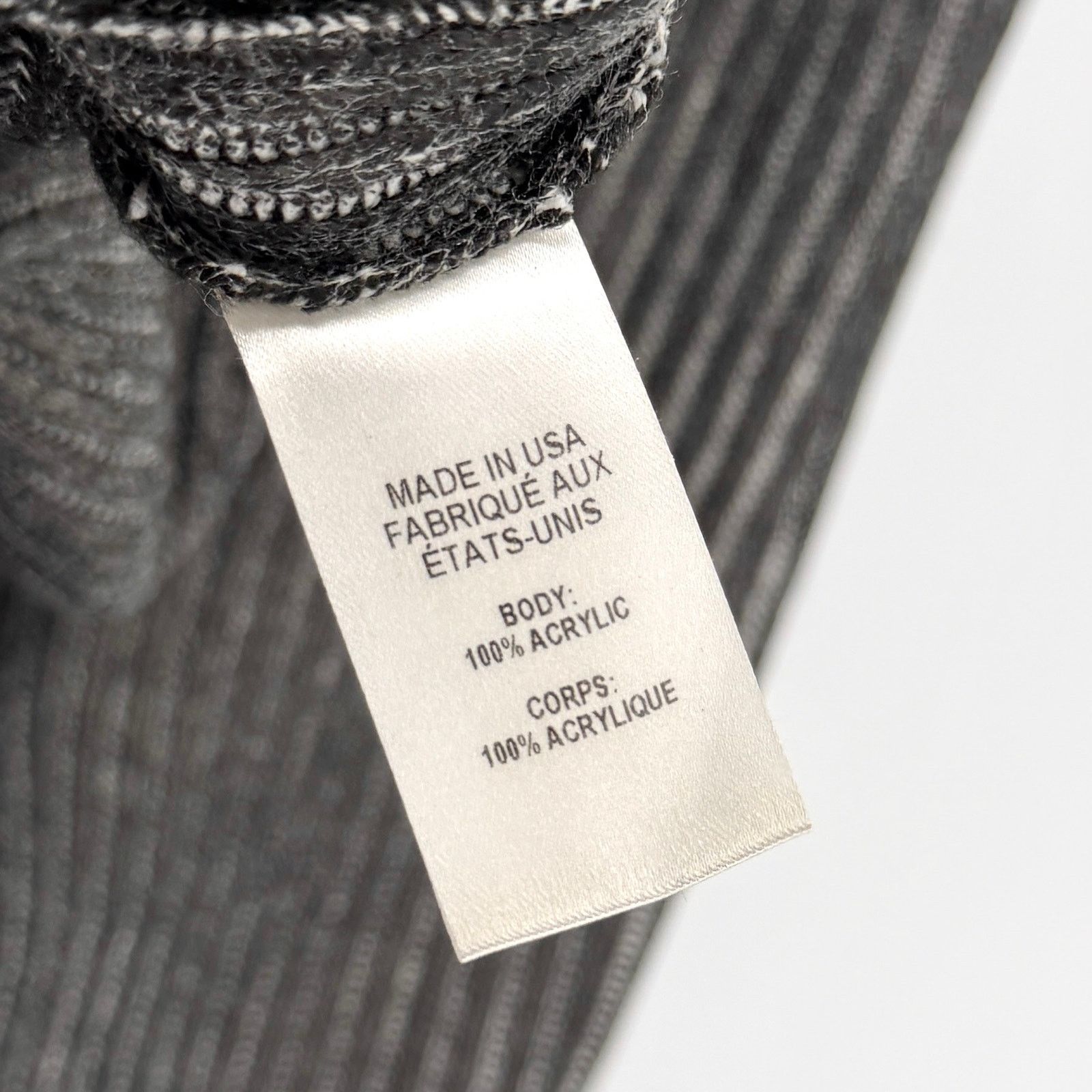 Public School Public School New York Grey Ribbed Knit Zip Front Mini Skirt Size 28" / US 6 / IT 42 - 6 Thumbnail