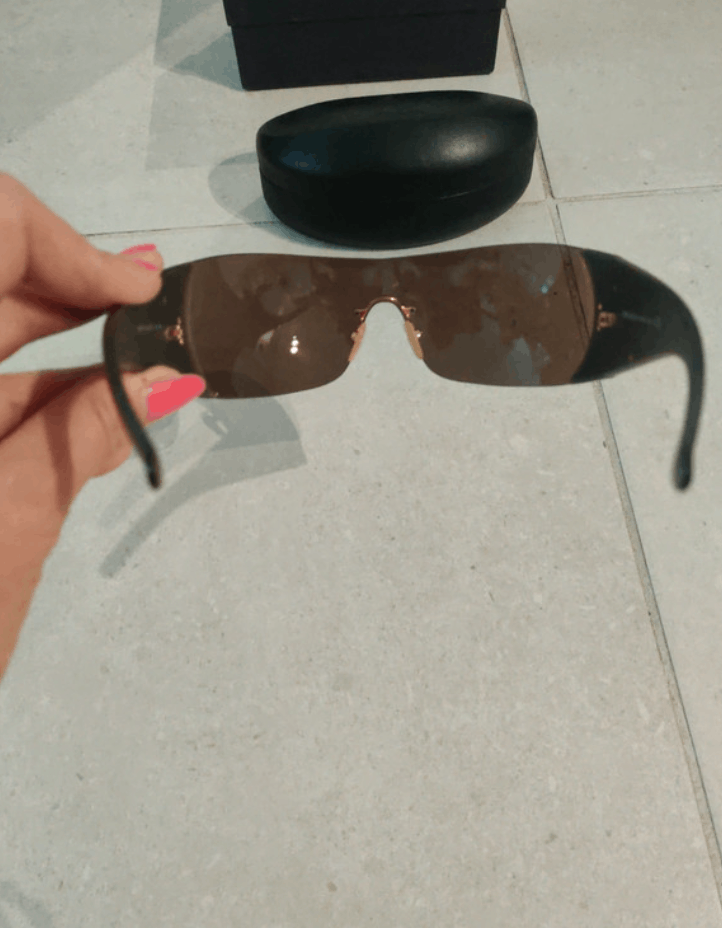Prada PRADA Sunglasses Flame 2004 Star Mask Fire Chrome Silver Size ONE SIZE - 8 Thumbnail