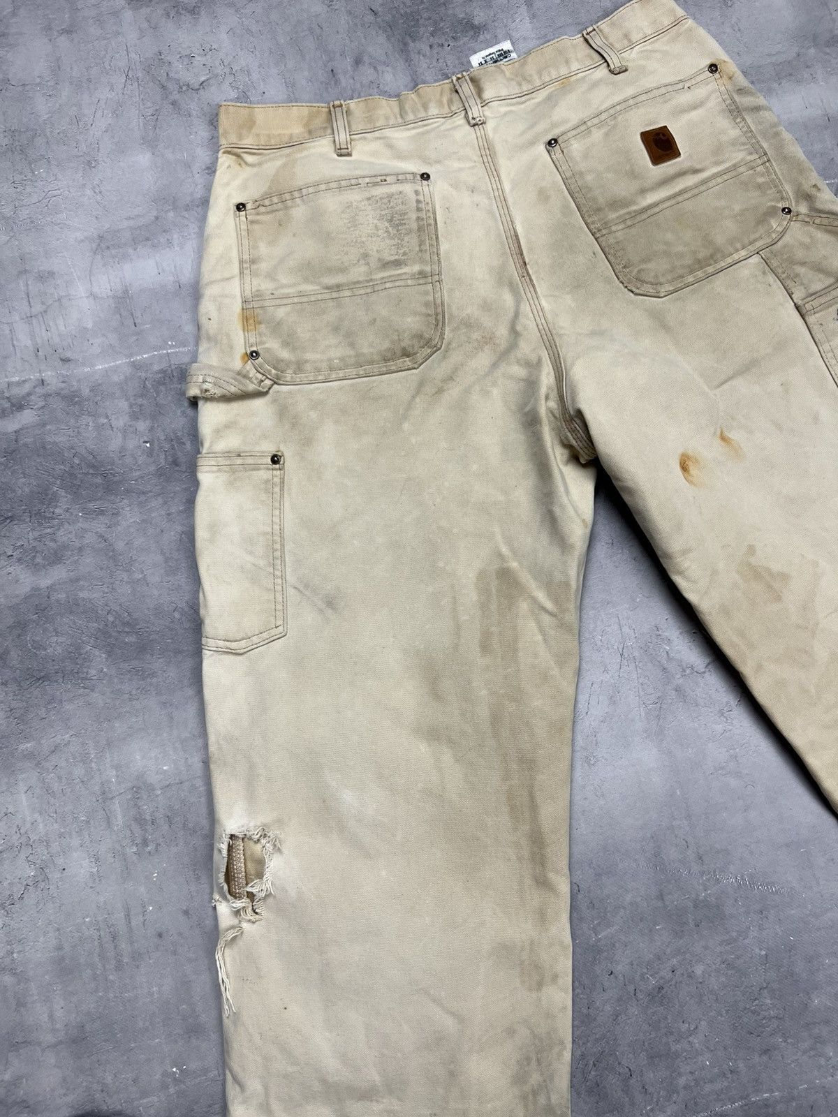 Carhartt × Vintage vintage carhartt double knee carpenter pants 34x34 Size US 34 / EU 50 - 4 Thumbnail