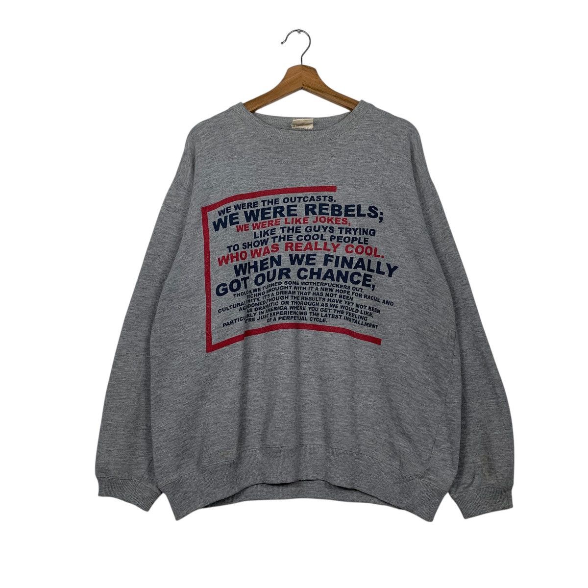 Japanese Brand Japanese Brand We Were Rebels Crewneck Sweatshirt Size US M / EU 48-50 / 2 - 1 Thumbnail