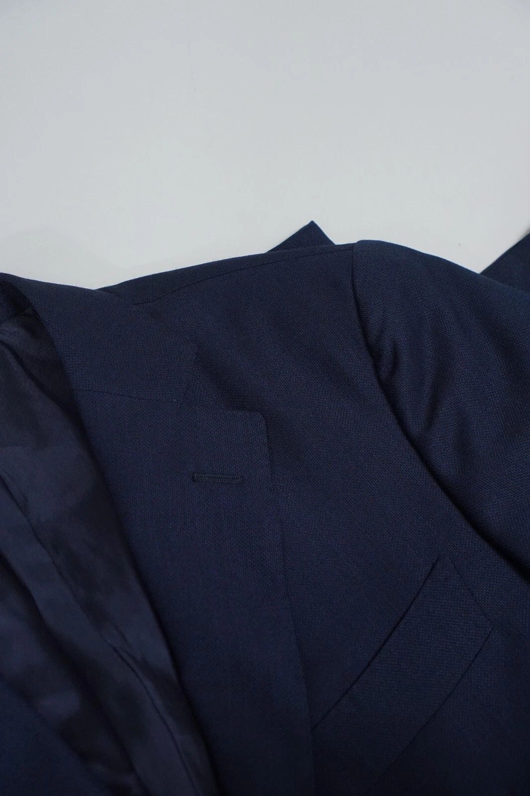 Suitsupply Men Suitsupply Blazer Lazio Wool S110 Reda Navy Blue UK/US44 Size 44R - 4 Thumbnail