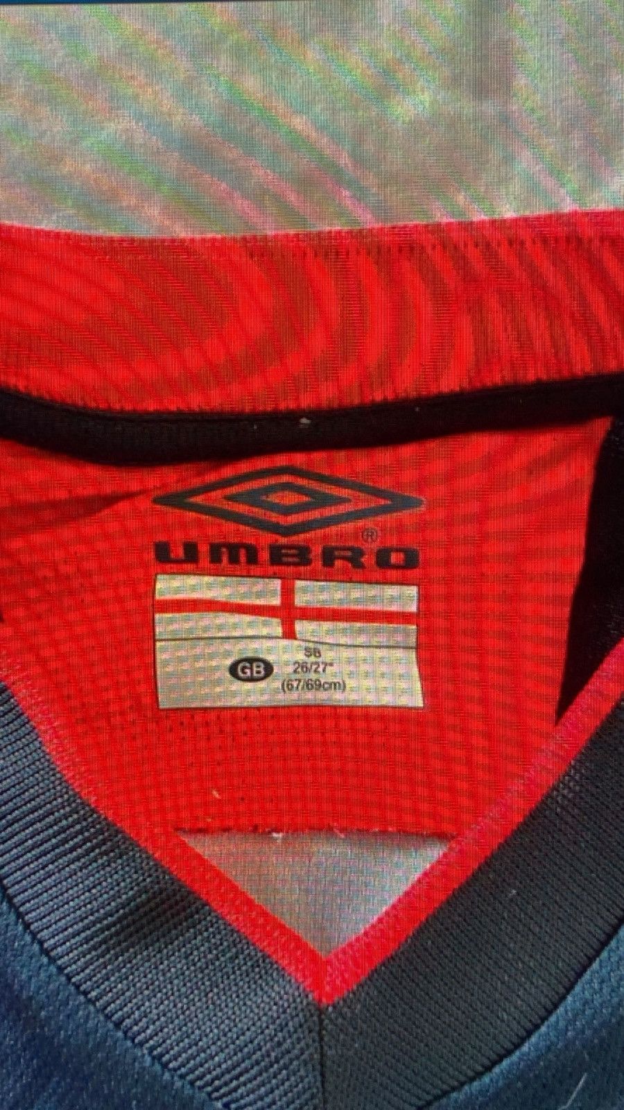 Umbro England 2003/2004 Goalkeeper Shirt Away Size US S / EU 44-46 / 1 - 3 Thumbnail