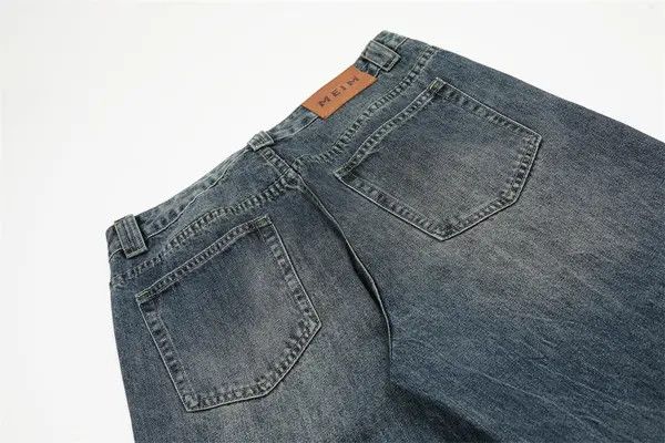 Japanese Brand VIBE American retro loose casual washed distressed jeans Size US 32 / EU 48 - 5 Thumbnail