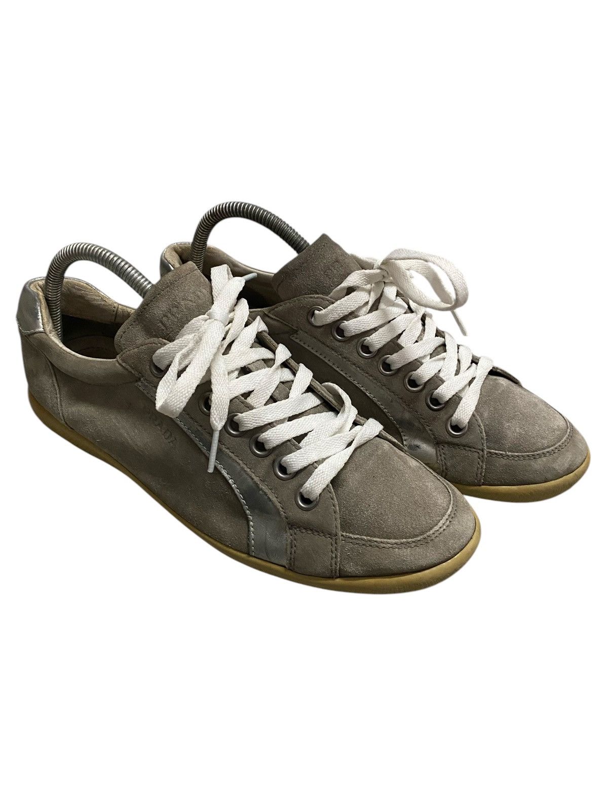 Prada × Vintage Vintage Prada Low Trainer Sneakers Size US 6 / EU 39 - 3 Thumbnail