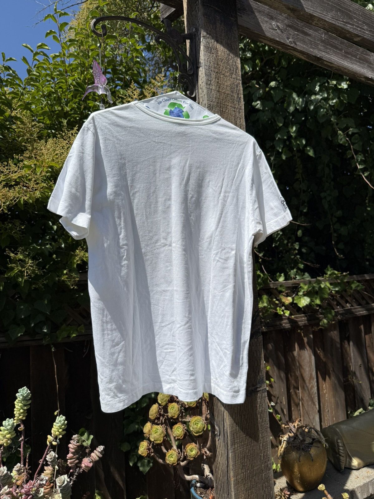 Chrome Hearts Chrome Hearts White Embroidered Cut & Sew T-shirt Size US L / EU 52-54 / 3 - 2 Thumbnail