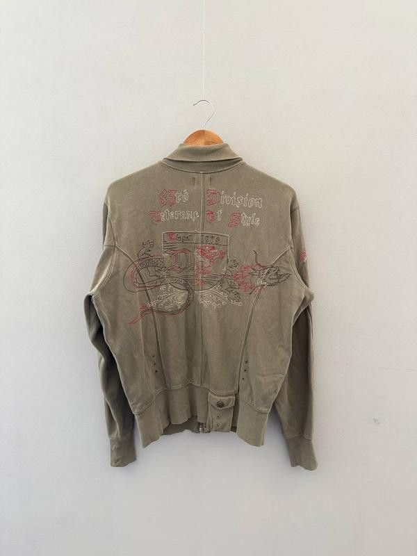 Diesel VTG CROPPED WASHED DIESEL HOODIE AVANT GARDE Y2K Size US M / EU 48-50 / 2 - 2 Thumbnail