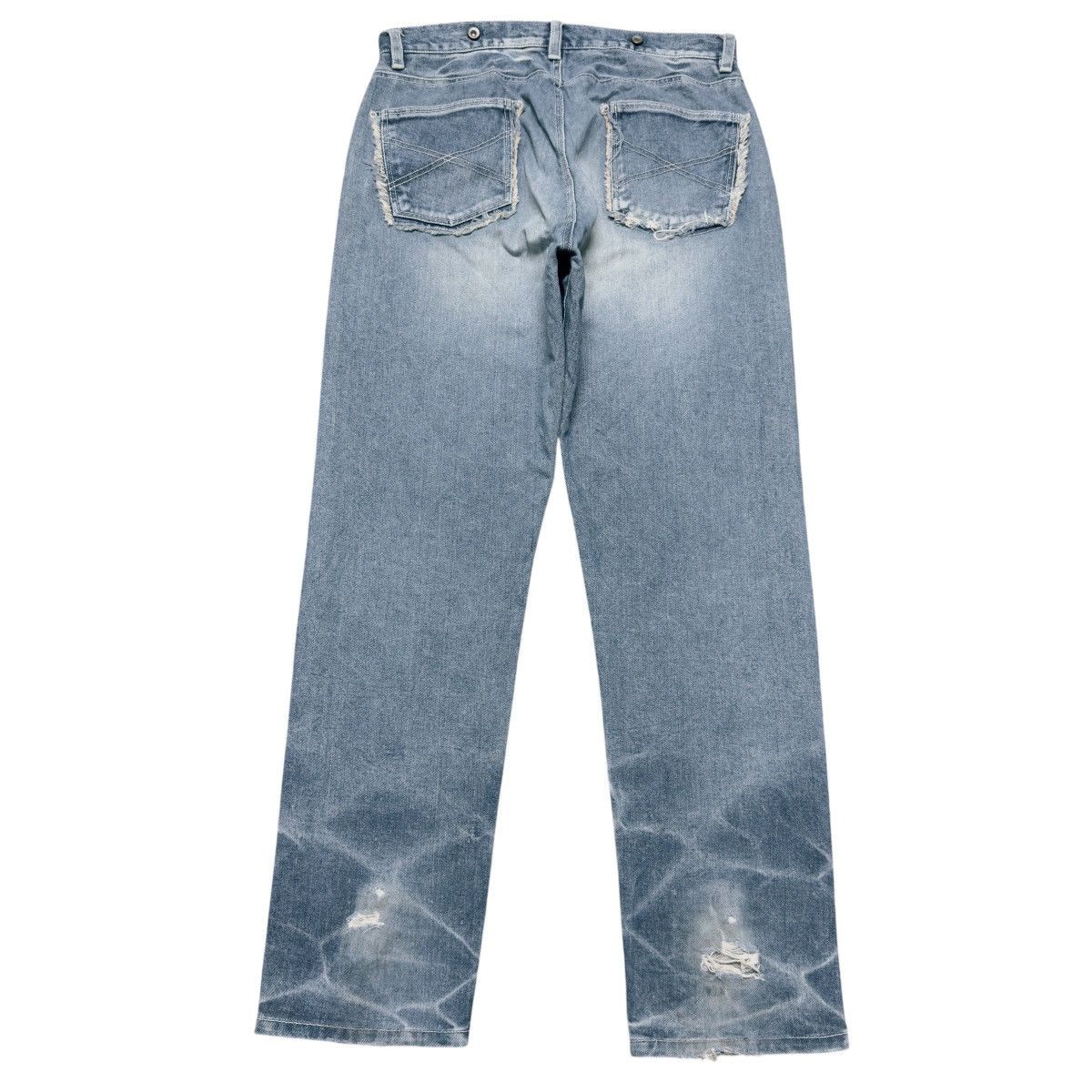 Maximilian Davis Mximillian Distressed Denim Jeans Size US 33 - 2 Thumbnail