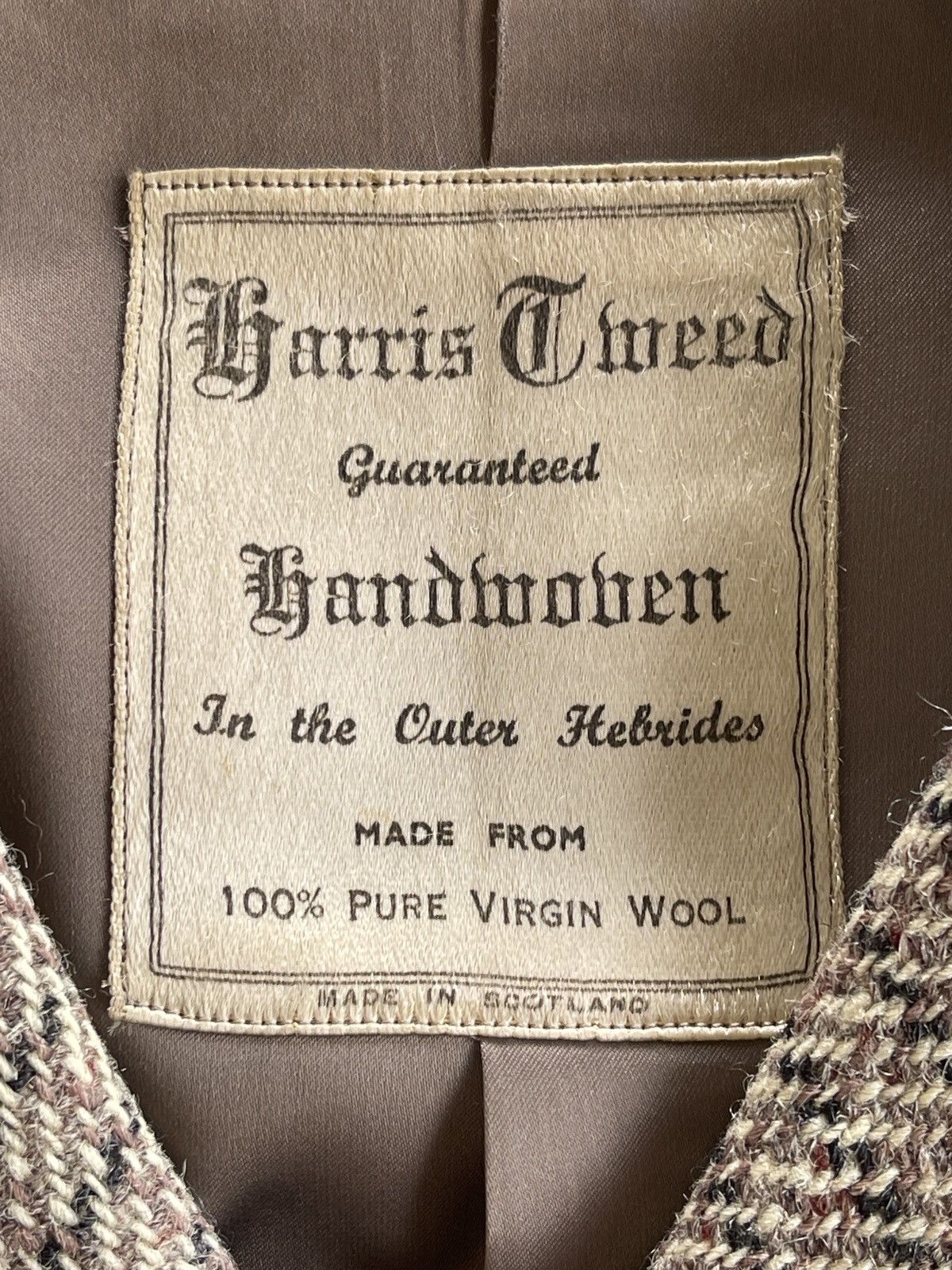 Harris Tweed 1930s Harris Tweed Wool Overcoat Size US L / EU 52-54 / 3 - 9 Thumbnail