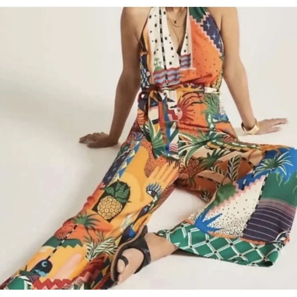 Farm Rio New jumpsuit Farm Rio size S viscose Size 27" / US 4 / IT 40 - 4 Thumbnail