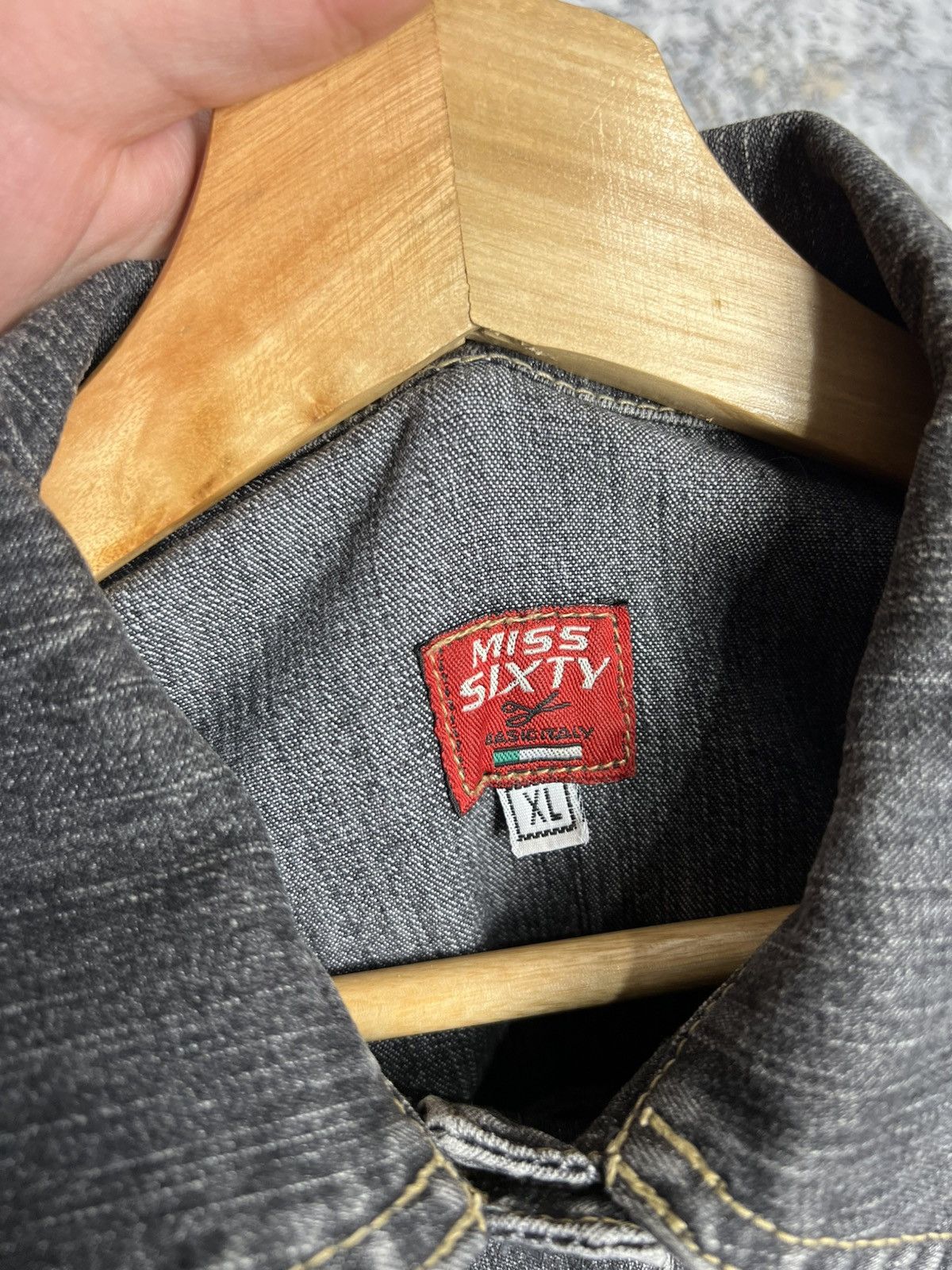Miss Sixty × Vintage Vintage Y2K Miss Sixty Denim Jacket Size M Made in Italy Size XL / US 12-14 / IT 48-50 - 6 Thumbnail