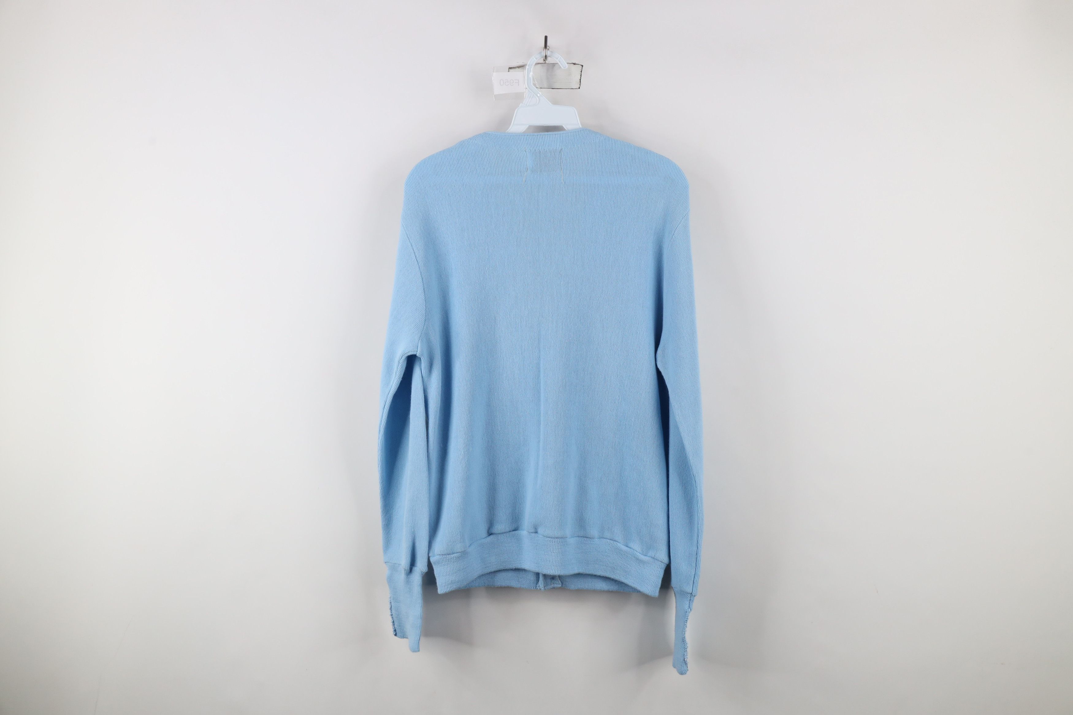 Vintage Vintage 70s Streetwear Cardigan Sweater Carolina Blue USA Size US M / EU 48-50 / 2 - 6 Thumbnail