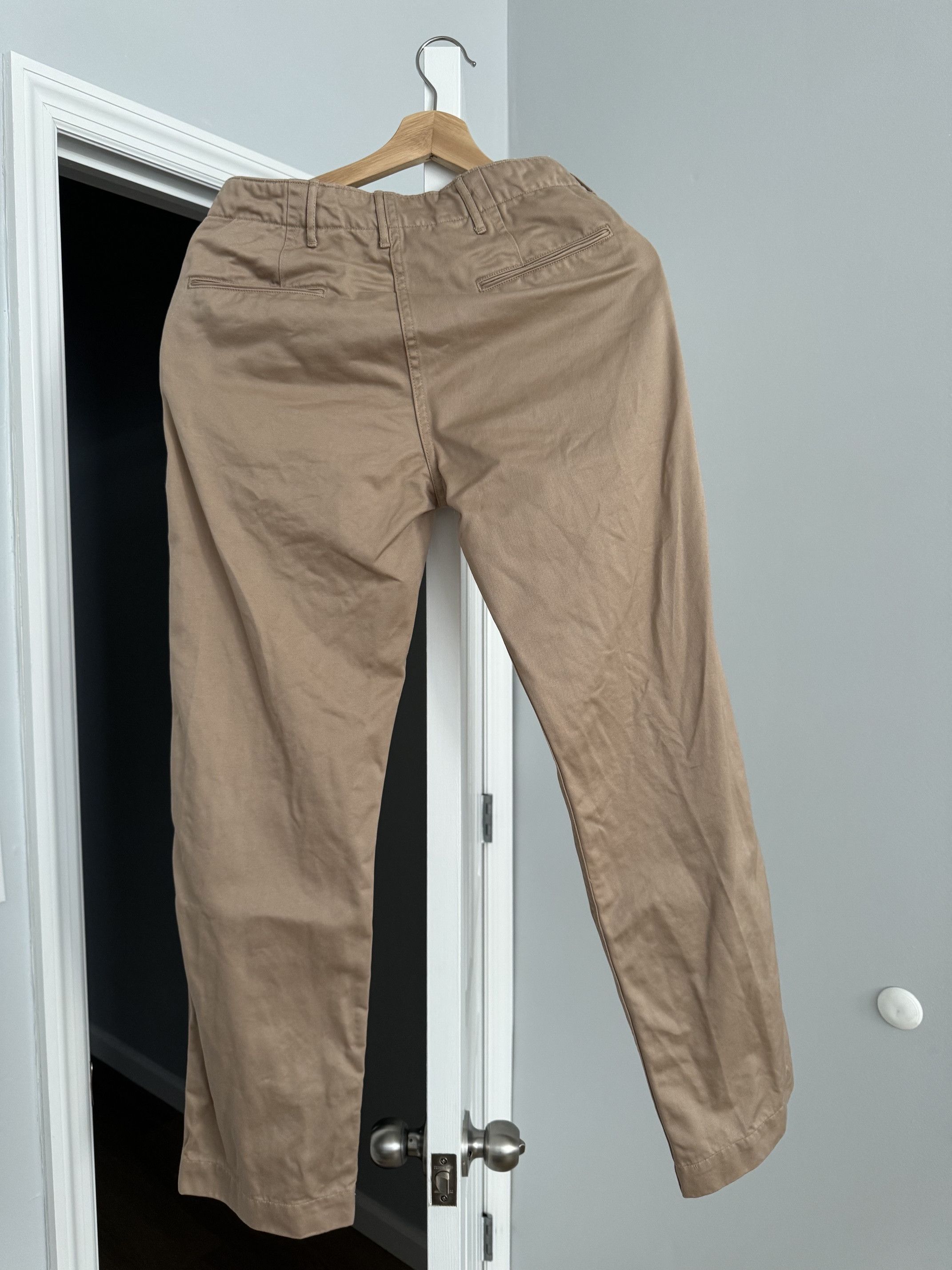 Buzz Rickson's BUZZ RICKSON'S BR40025 Original Spec. Chino Beige 29 x 29.5 Size US 29 - 8 Thumbnail