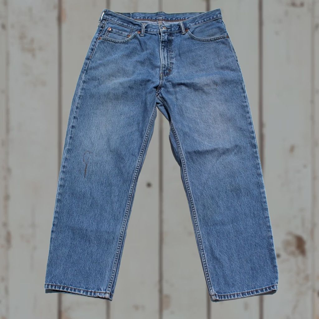 Levi's Vintage Levi’s 550 Jeans Mens 36x29 Blue Denim 5-Pocket Zip Straight Grunge Skater 90s Mens Size US 36 / EU 52 - 1 Thumbnail