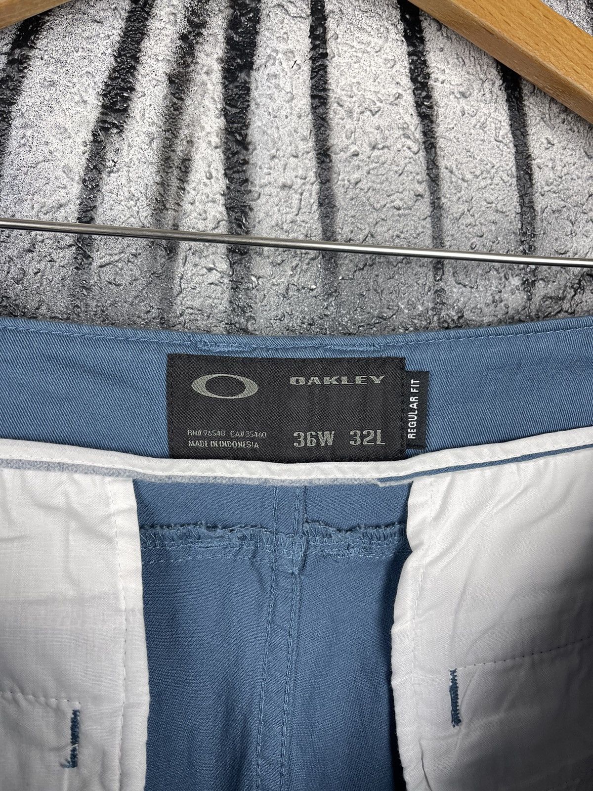 Oakley Oakley Regular Fit Blue Chino Trousers Pants Size W36 L32 Size US 36 / EU 52 - 13 Thumbnail