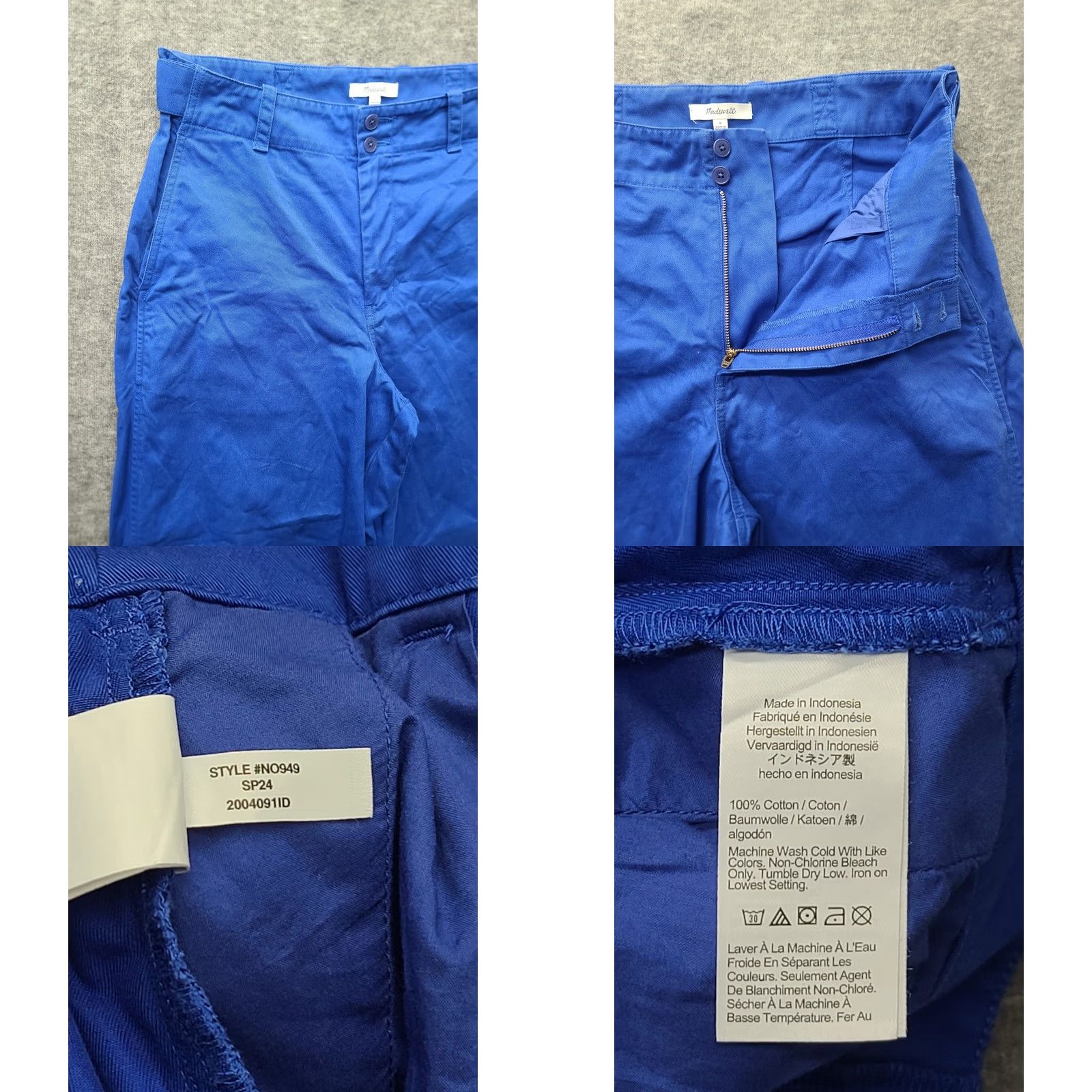 Madewell Madewell Pants Womens 8x30 Regular Fit Superwide Leg Trousers Size 30" / US 8 / IT 44 - 8 Thumbnail