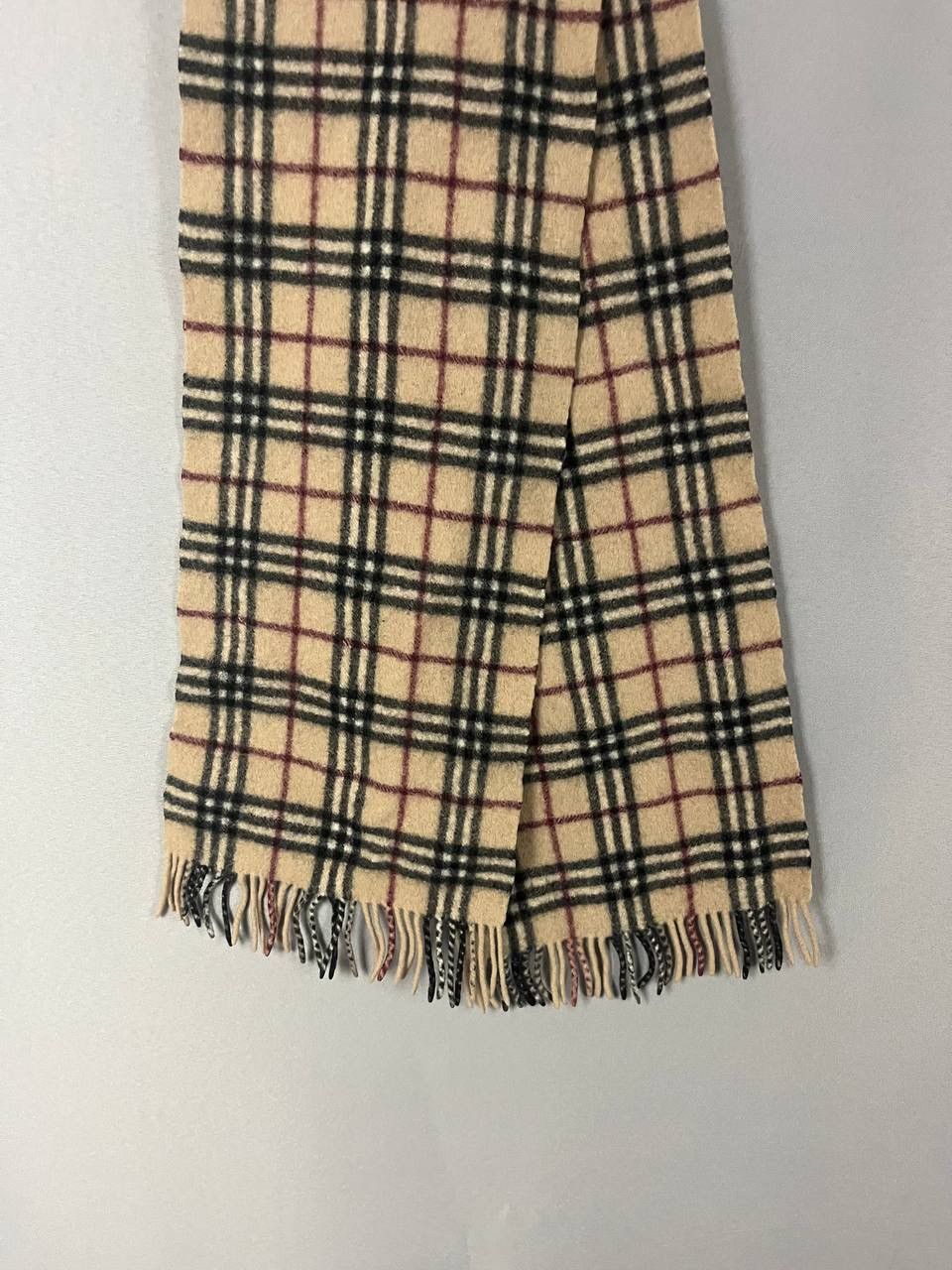 Burberry Burberry Nova Check Scarf Wool Size ONE SIZE - 4 Thumbnail