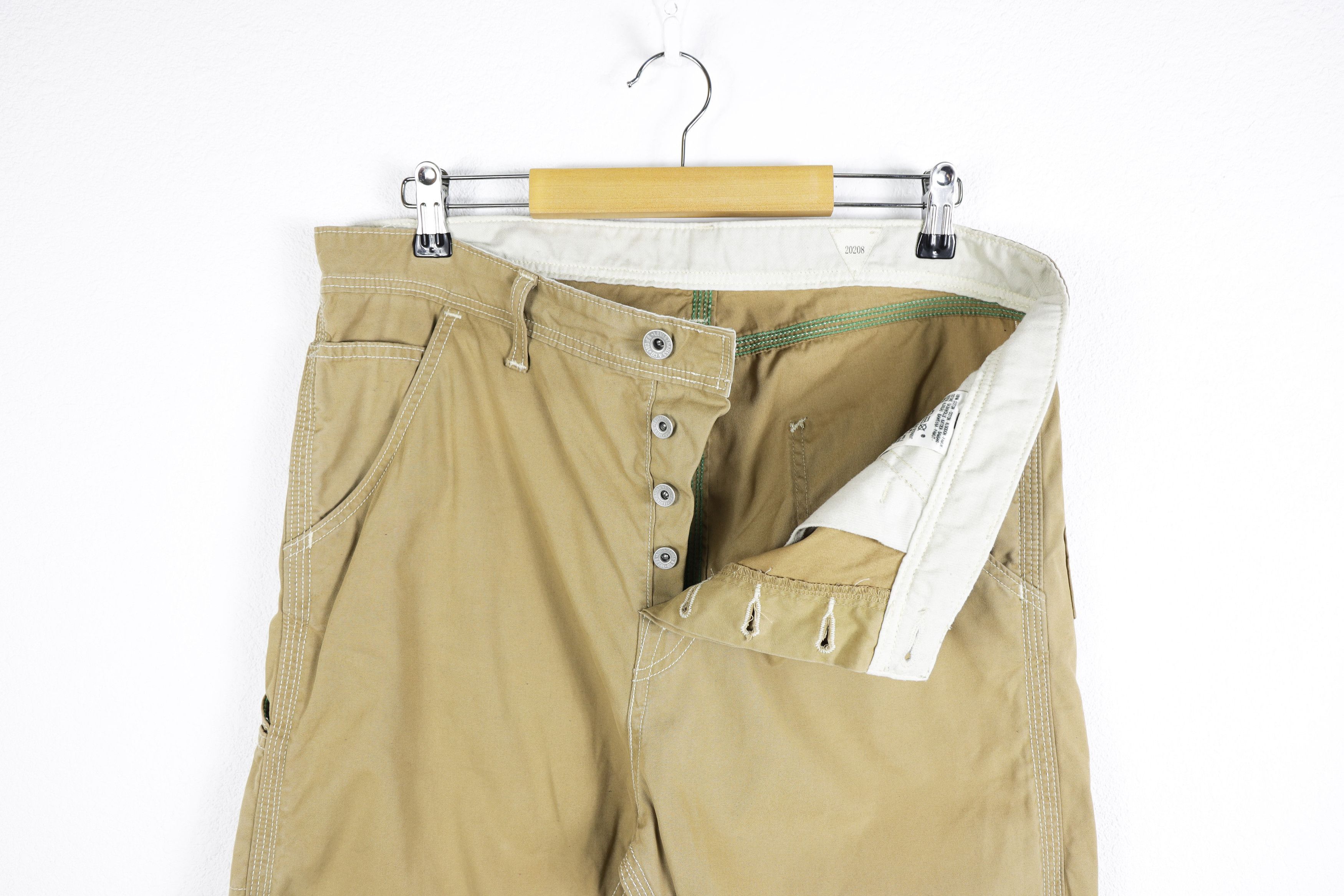 Levi's × Levi's Vintage Clothing Levis Beige Work Single Knee Carpenter Pants Trousers Size US 32 / EU 48 - 6 Thumbnail