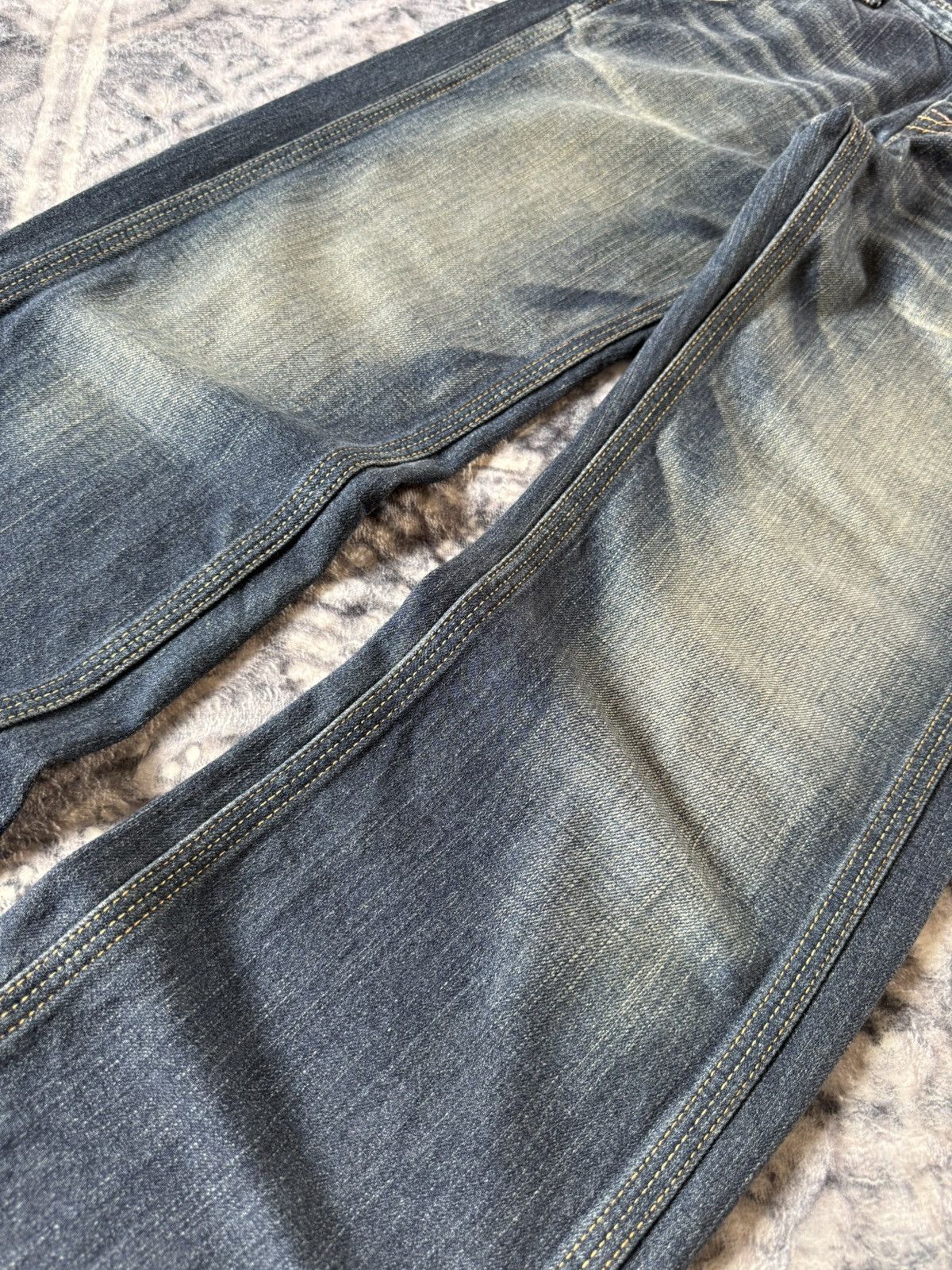 Japanese Brand JohnBull Japan Carpenter Wide Leg Flared Jeans Size US 29 - 8 Thumbnail