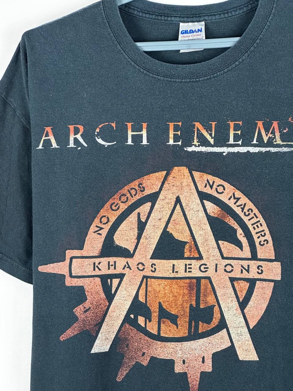 Band Tees × Vintage Vintage Arch Enemy The Root Of All Evil Faded T shirt anvil Size US XL / EU 56 / 4 - 4 Thumbnail