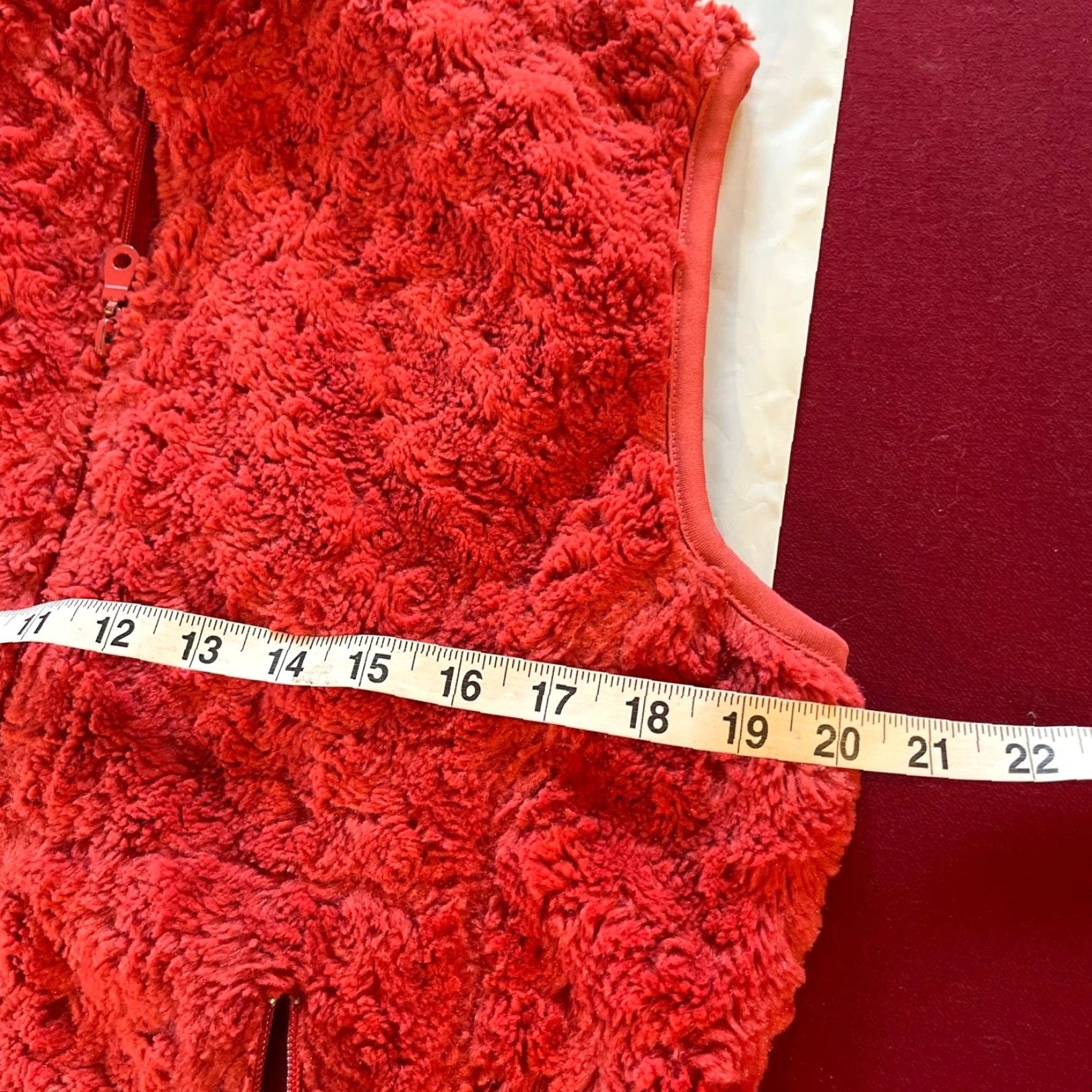 Vintage VINTAGE not applicable; use Alps Women's Vest Orange Fuzzy Zip Up Pockets Polyester Microfleece Zip Vest Short Sleeveless M Womens Glass? Size M / US 6-8 / IT 42-44 - 7 Thumbnail