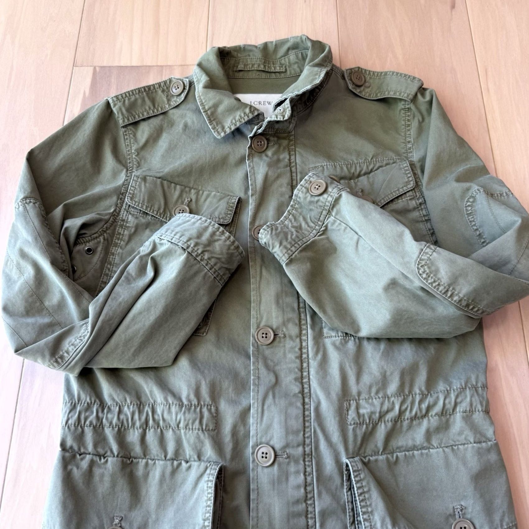 J.Crew J.CREW Military Jacket Women's S Green M65 107 Field New York Outerwear Military Jacket Womens Small Green M65 107 Field New York Outerwear Size S / US 4 / IT 40 - 4 Thumbnail