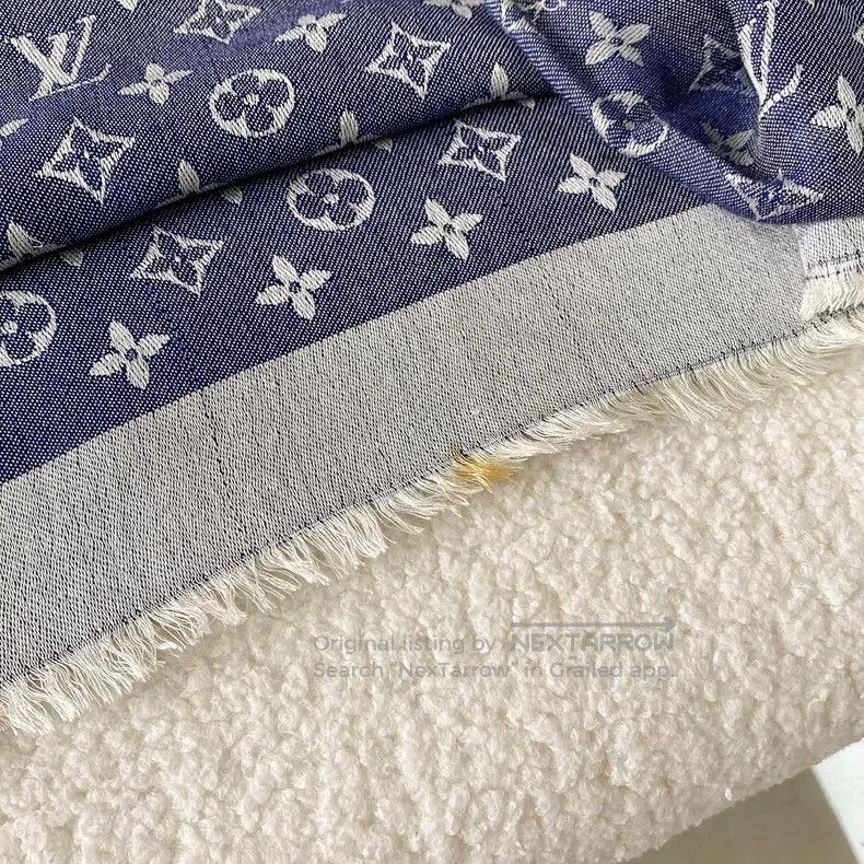 Louis Vuitton Louis Vuitton Mulberry silk scarf with presbyopia scarf Size ONE SIZE - 9 Thumbnail