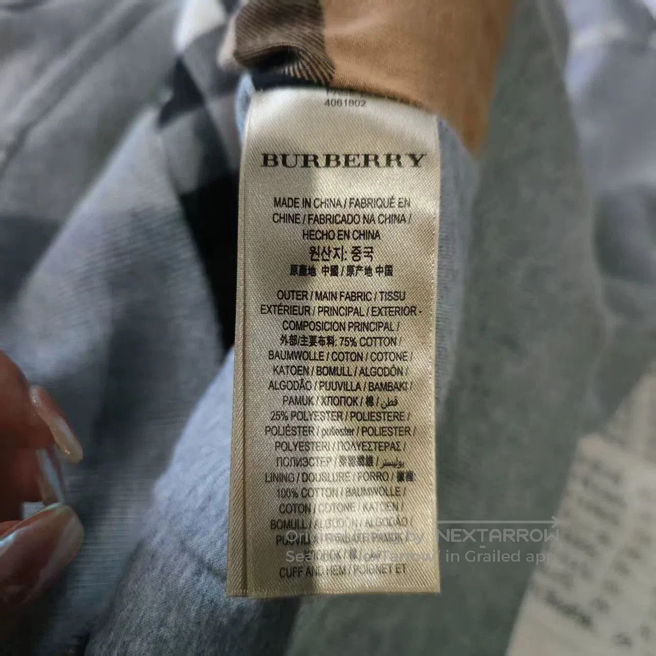 Burberry burberry gray hooded jacket unisex size s. Size US S / EU 44-46 / 1 - 6 Thumbnail