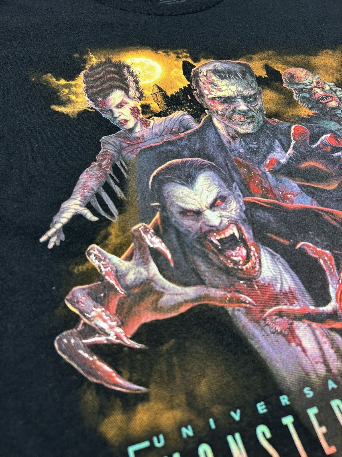 Expert Horror × Vintage Halloween Horror Universal Studios Monsters 2019 T-Shirt Size US L / EU 52-54 / 3 - 6 Thumbnail